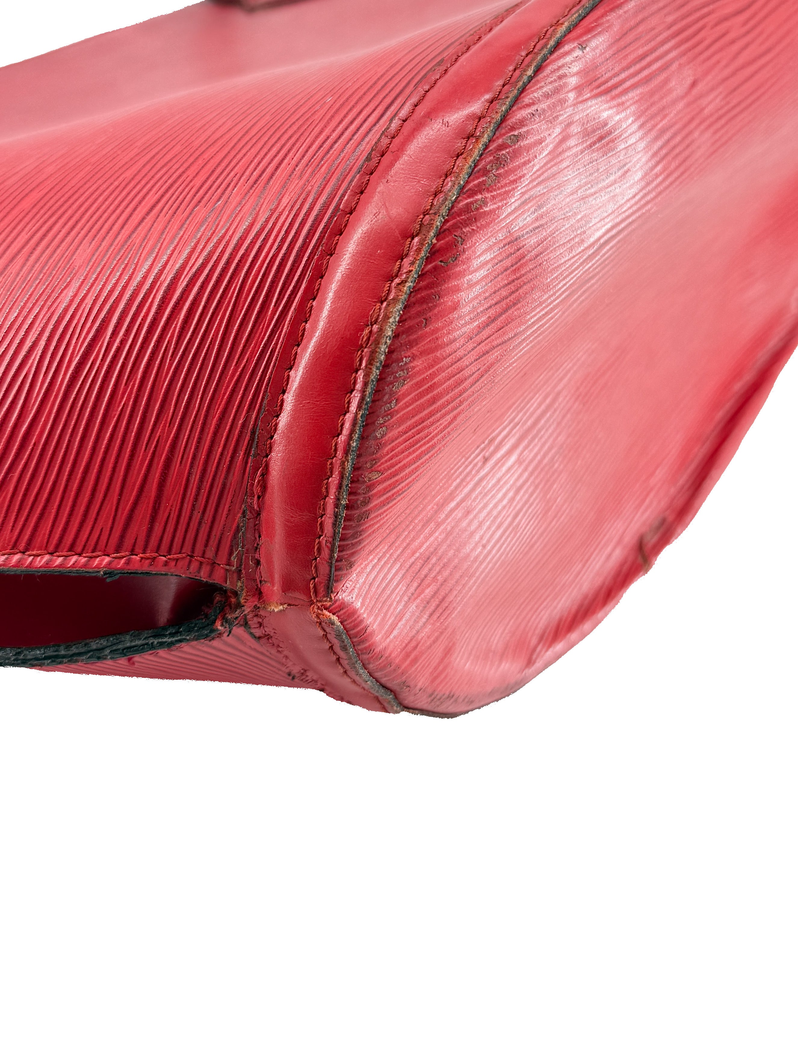 Louis Vuitton red Epi leather Saint Jacques A20954