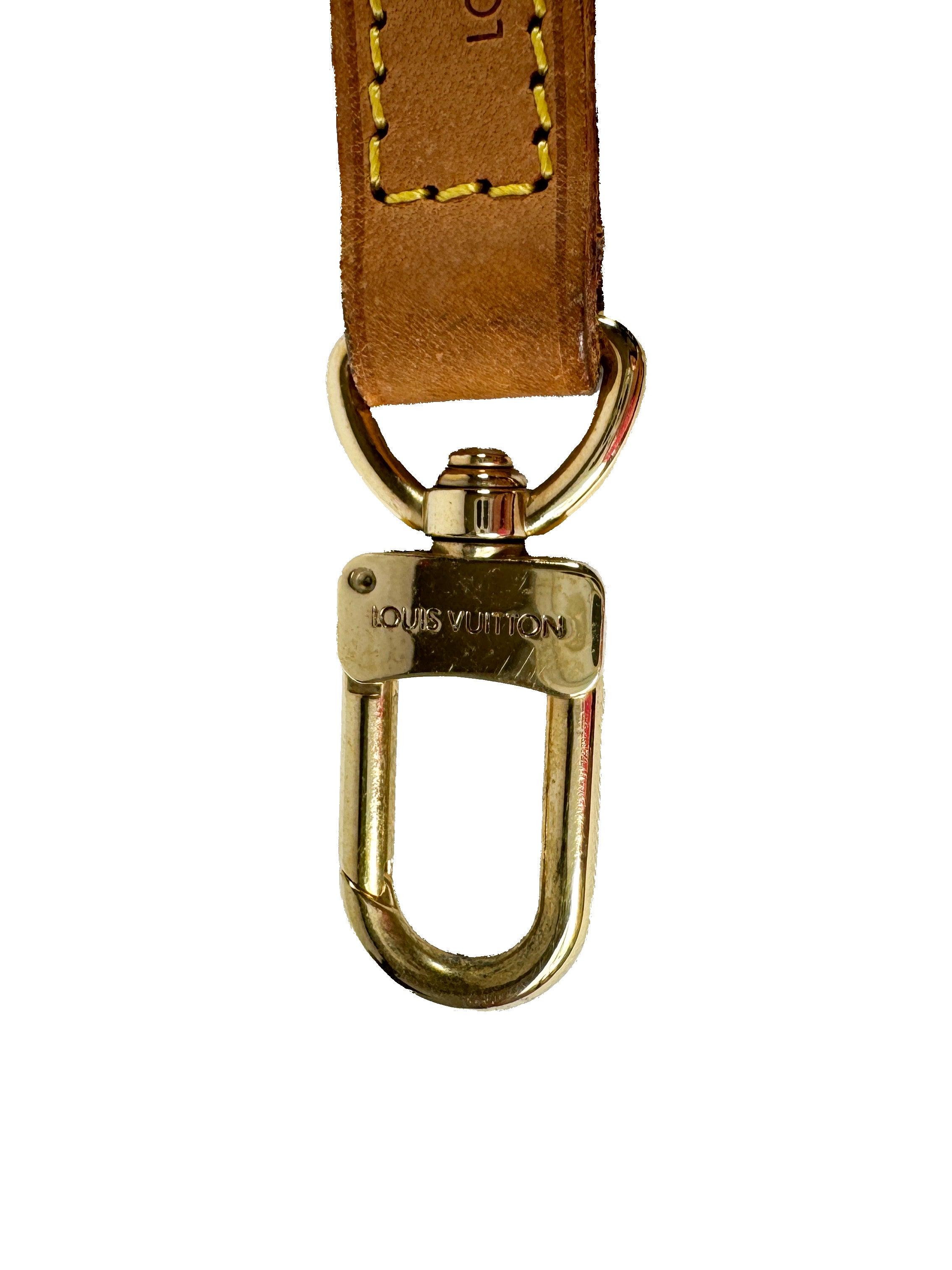 Louis Vuitton narrow medium vachetta strap