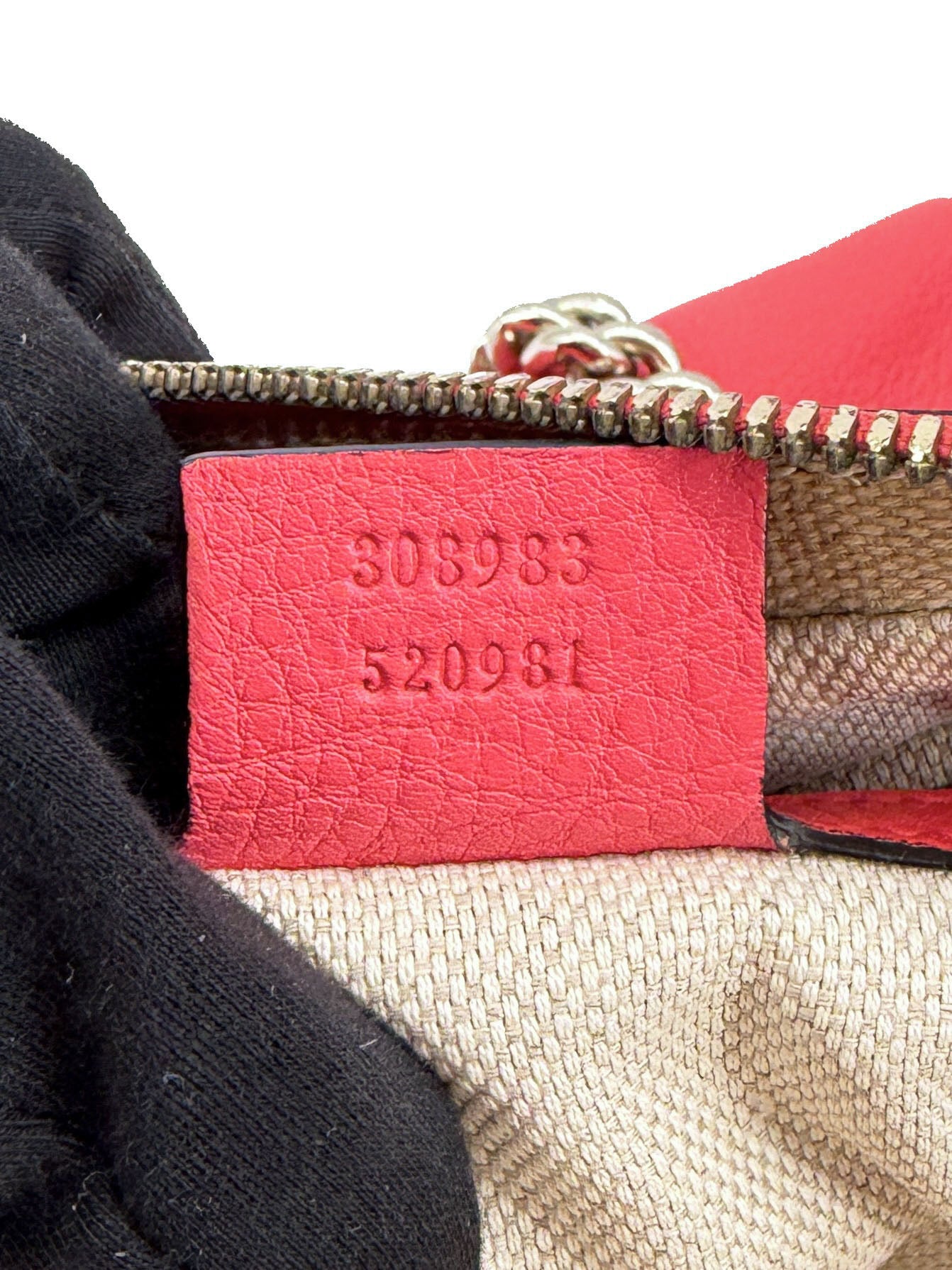 Gucci pink GG soho chain shoulder bag 308983 520981