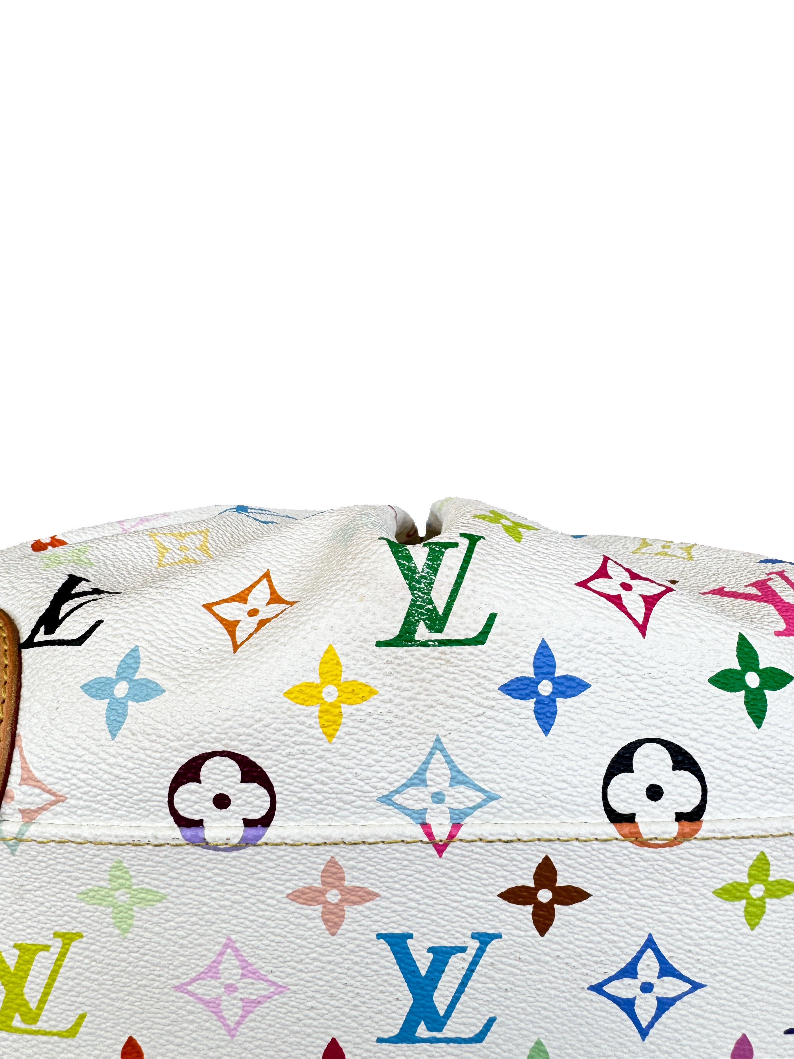 Louis Vuitton white multicolor Judy MM TR1162