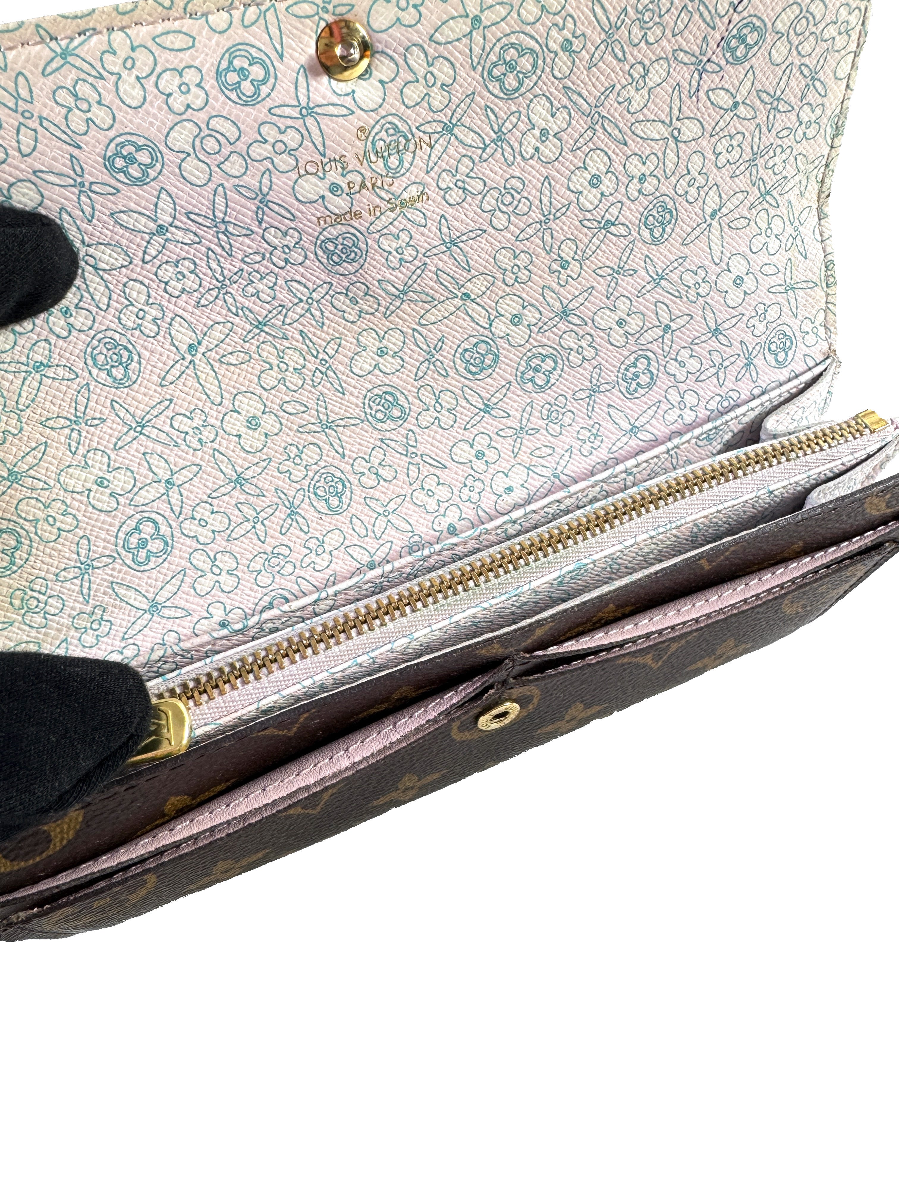 Louis Vuitton monogram Sarah Fleuri wallet CA1180