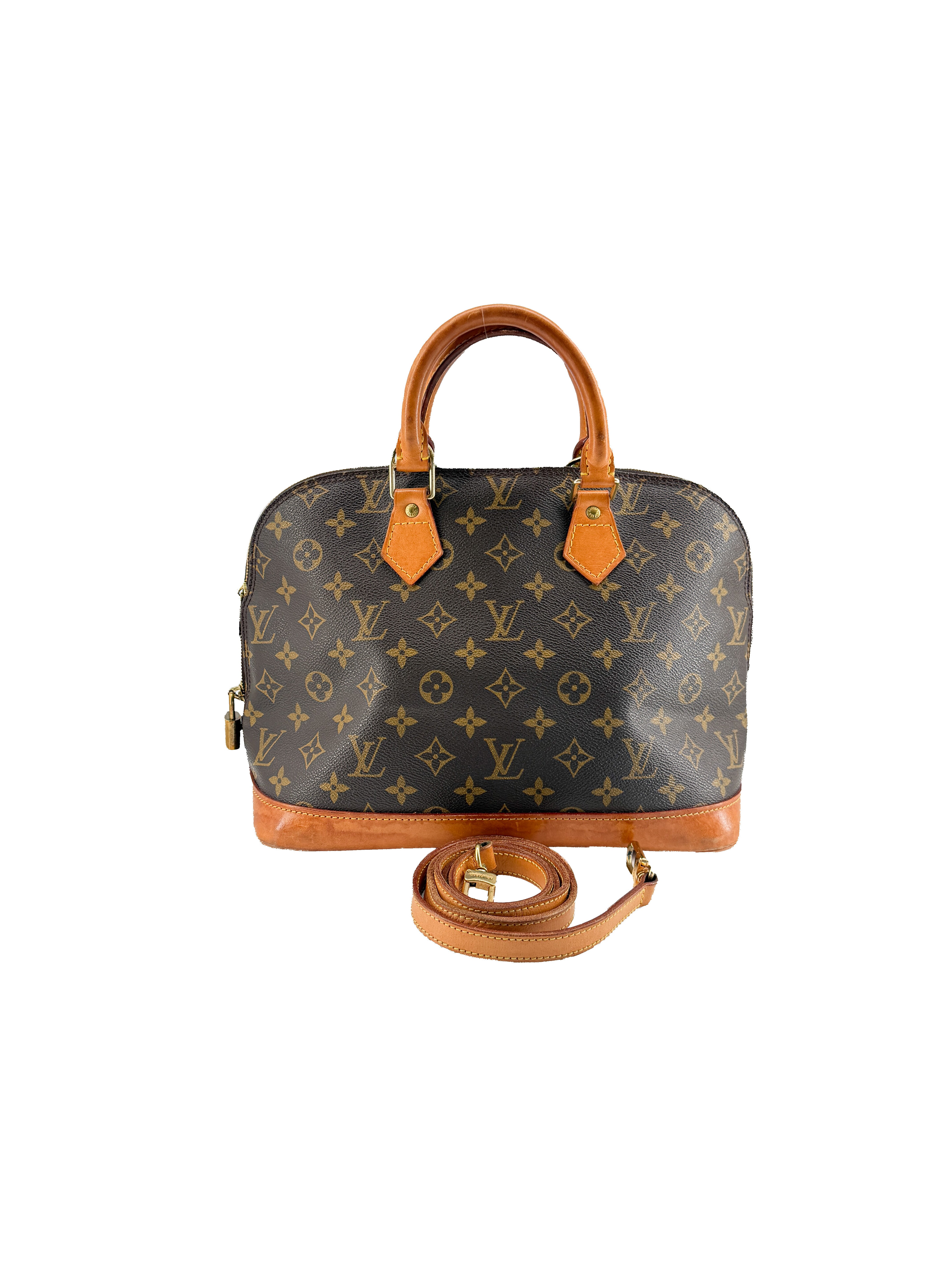 Louis Vuitton monogram Alma w/strap SD0040