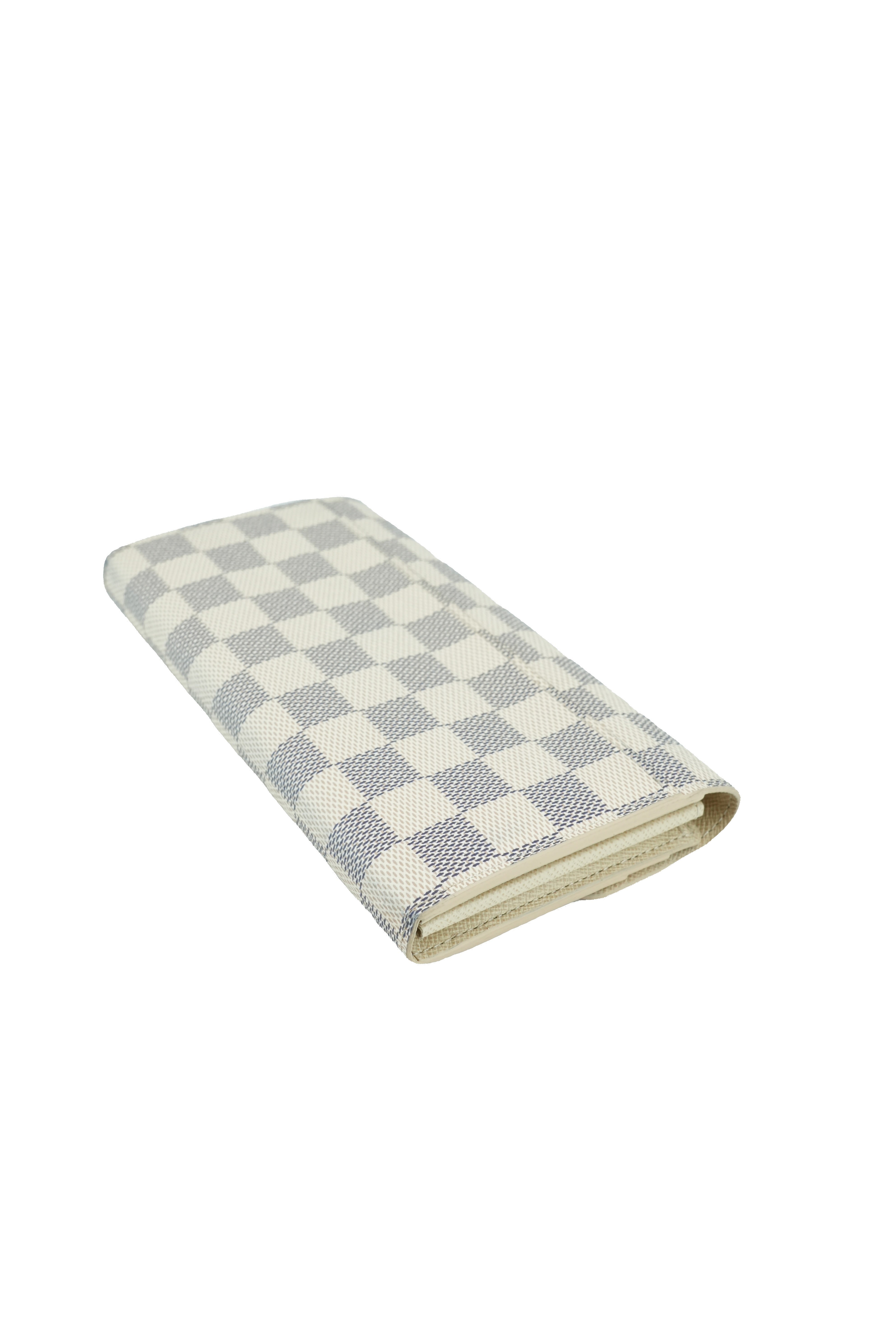 Louis Vuitton damier azur Sarah wallet NFC