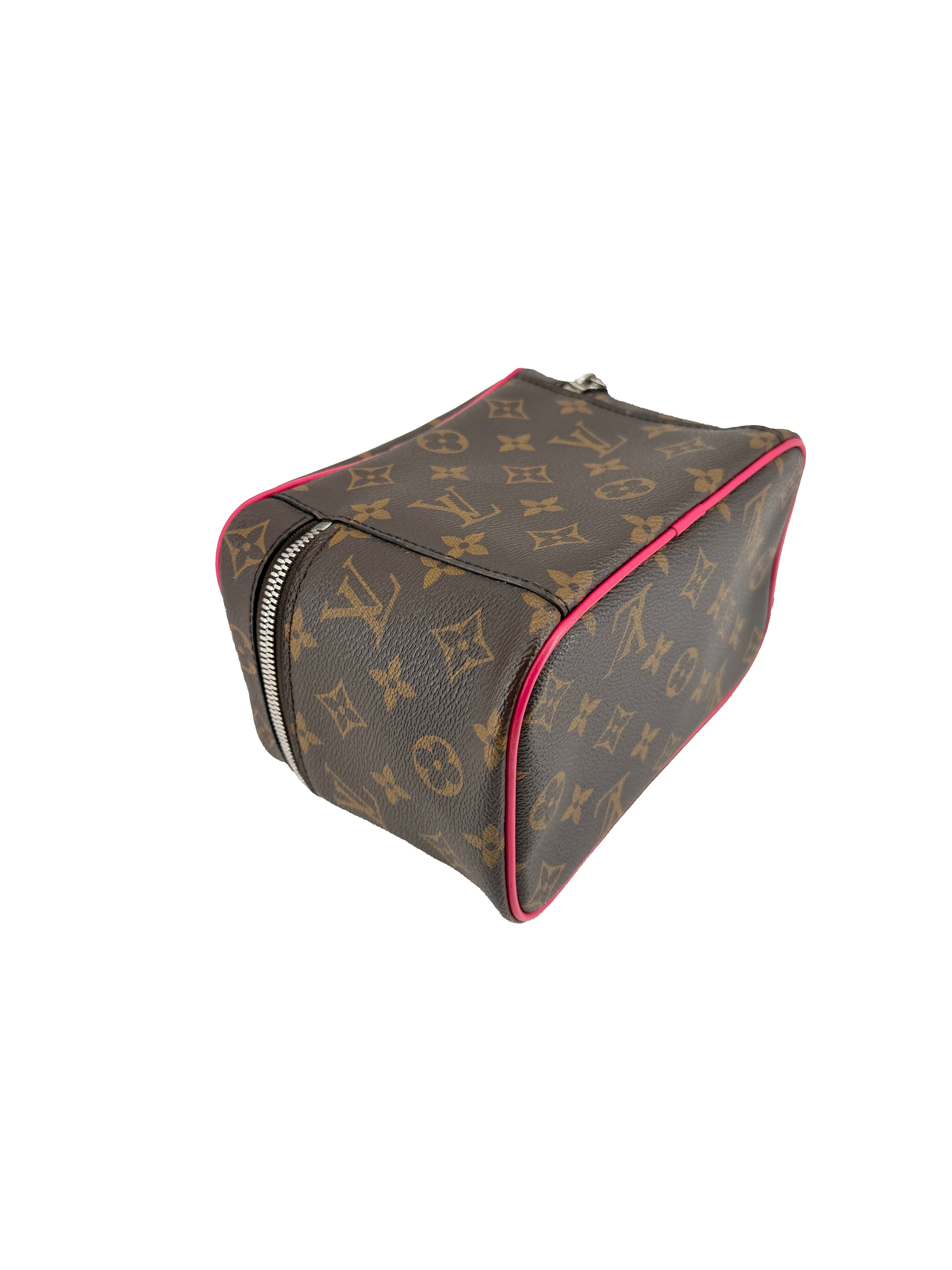 Louis Vuitton monogram pink Nice mini vanity NFC