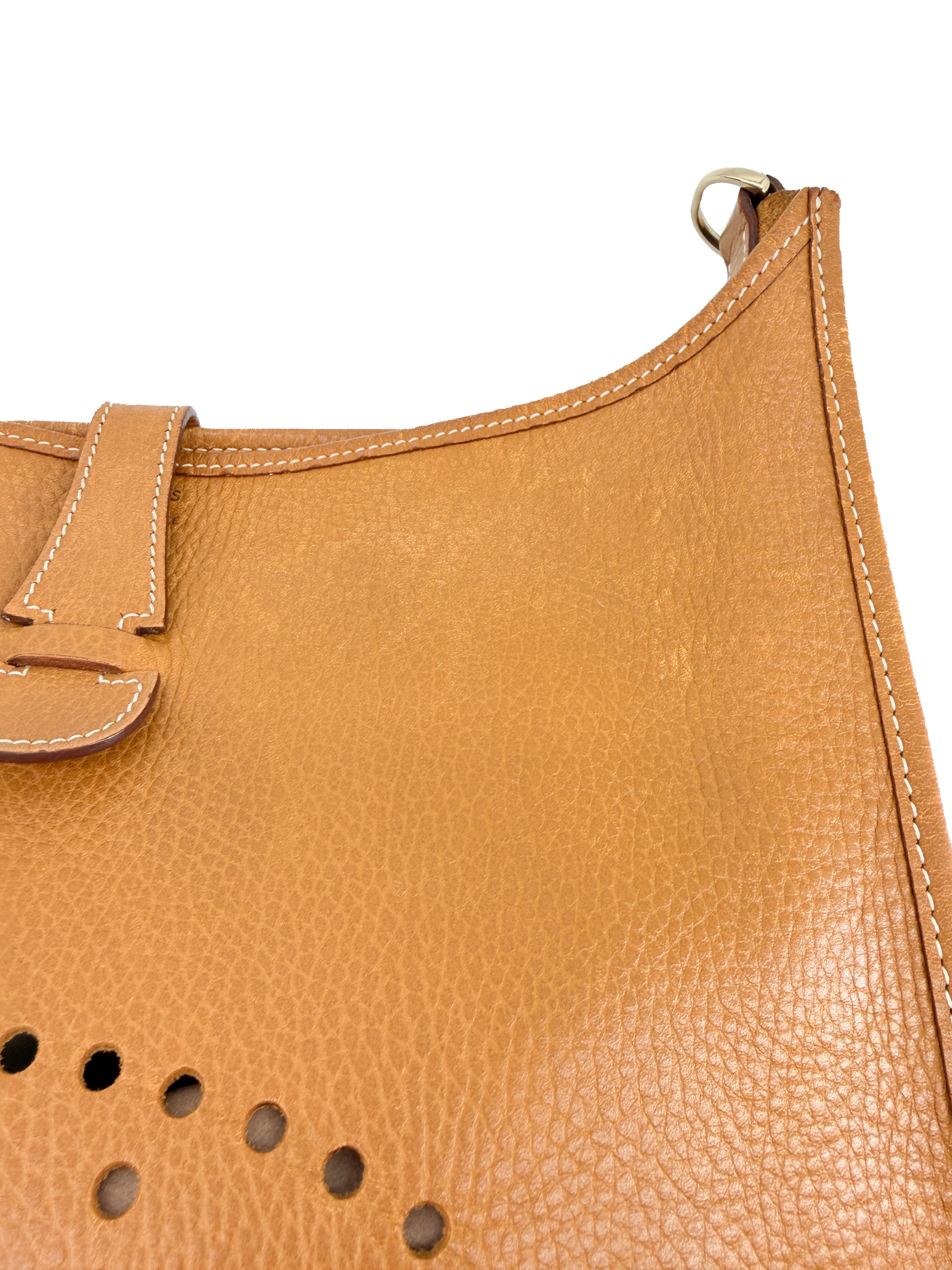 Hermès brown Evelyne 1 PM square B