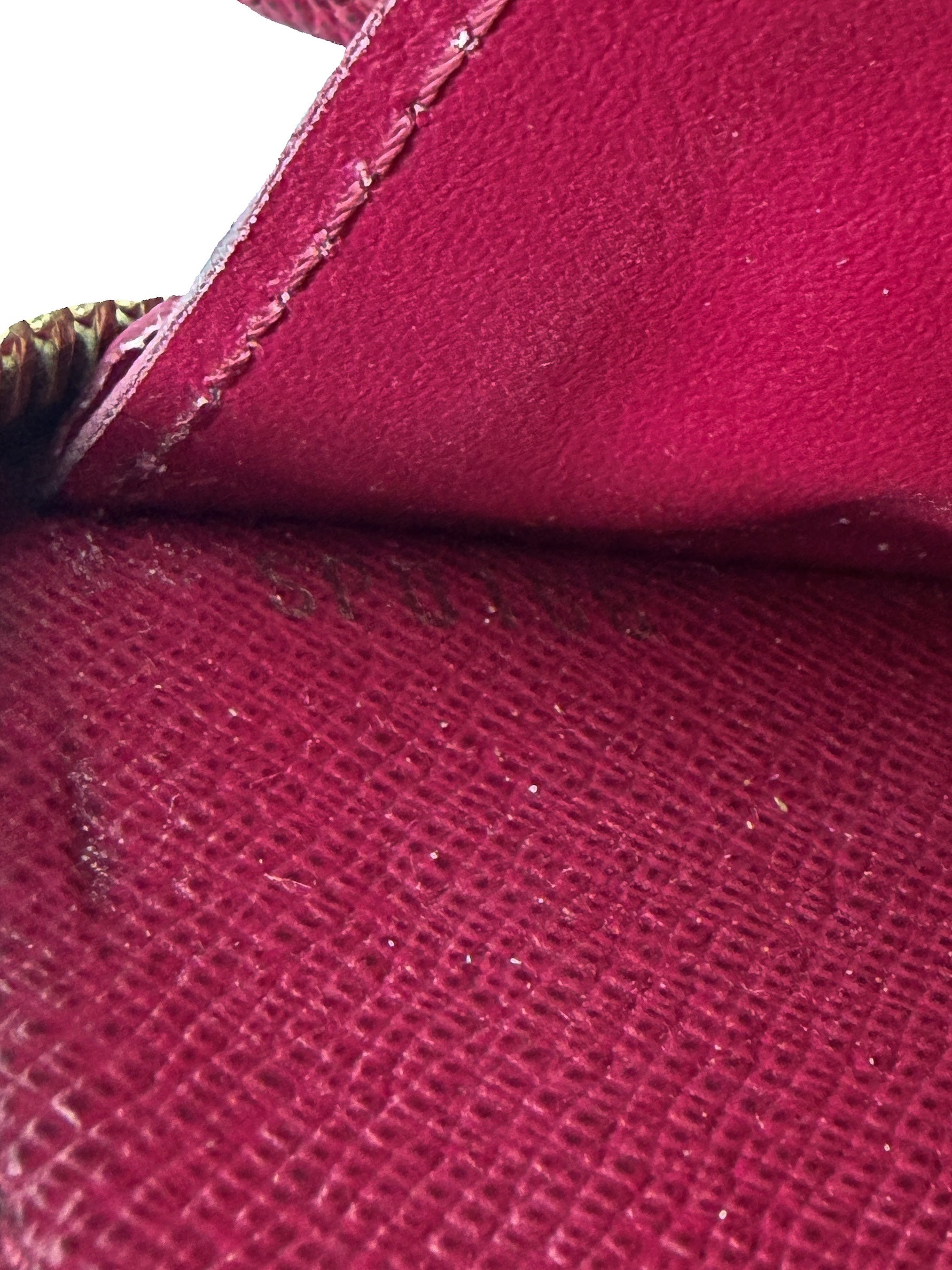 Louis Vuitton monogram Fuchsia Clemence wallet SP0108