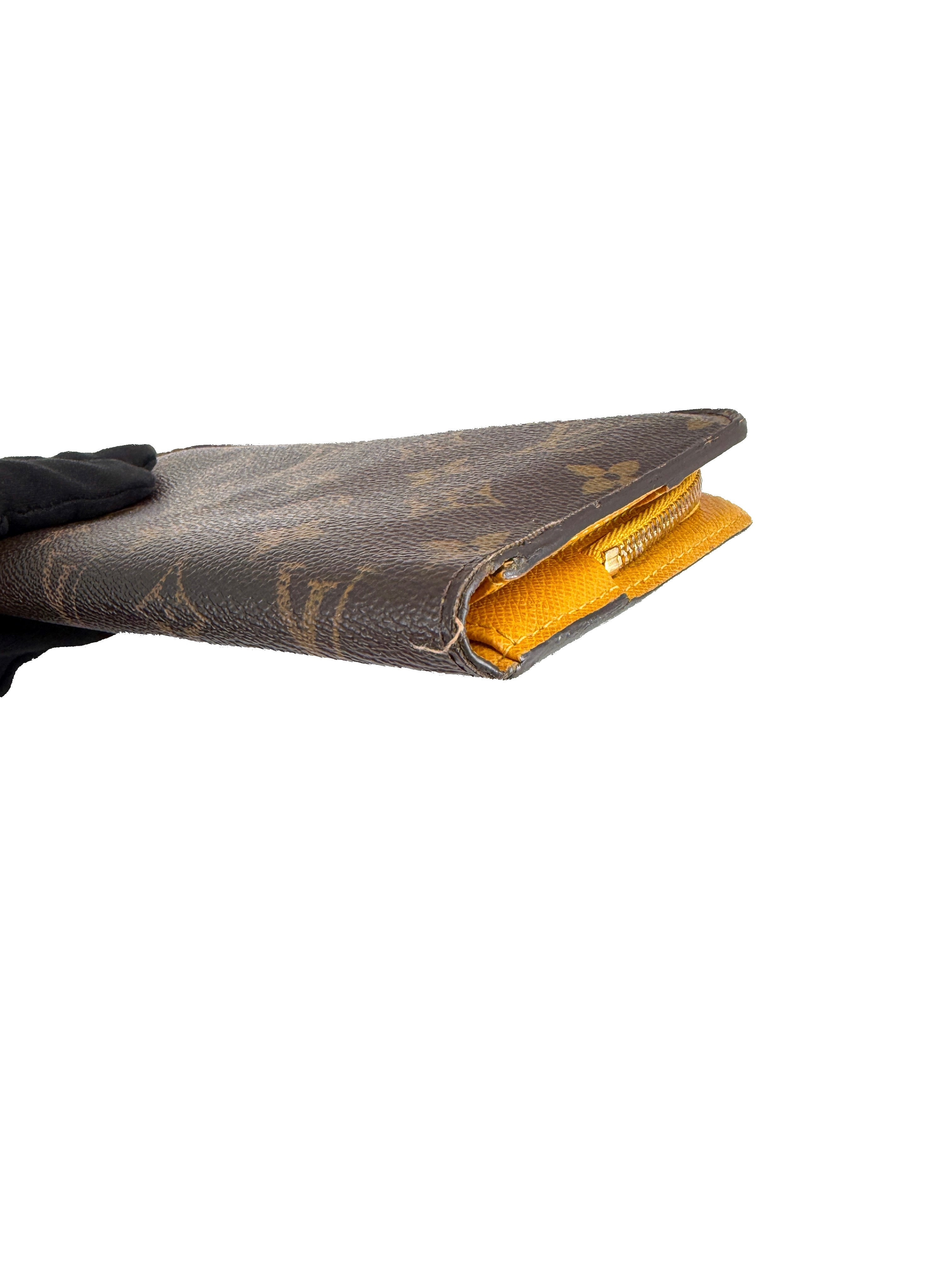 Louis Vuitton monogram yellow Insolite wallet CA2180