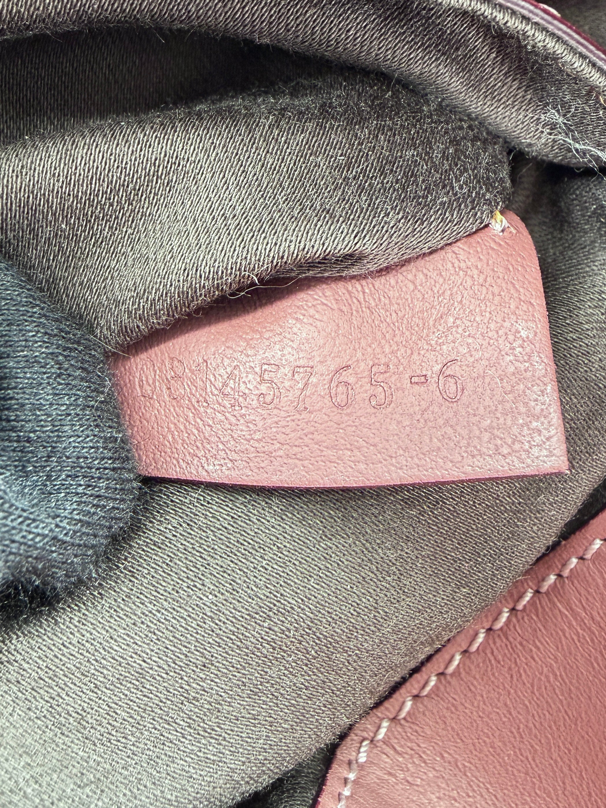 Chloé pink, gray bicolor Baylee satchel 08145765-6
