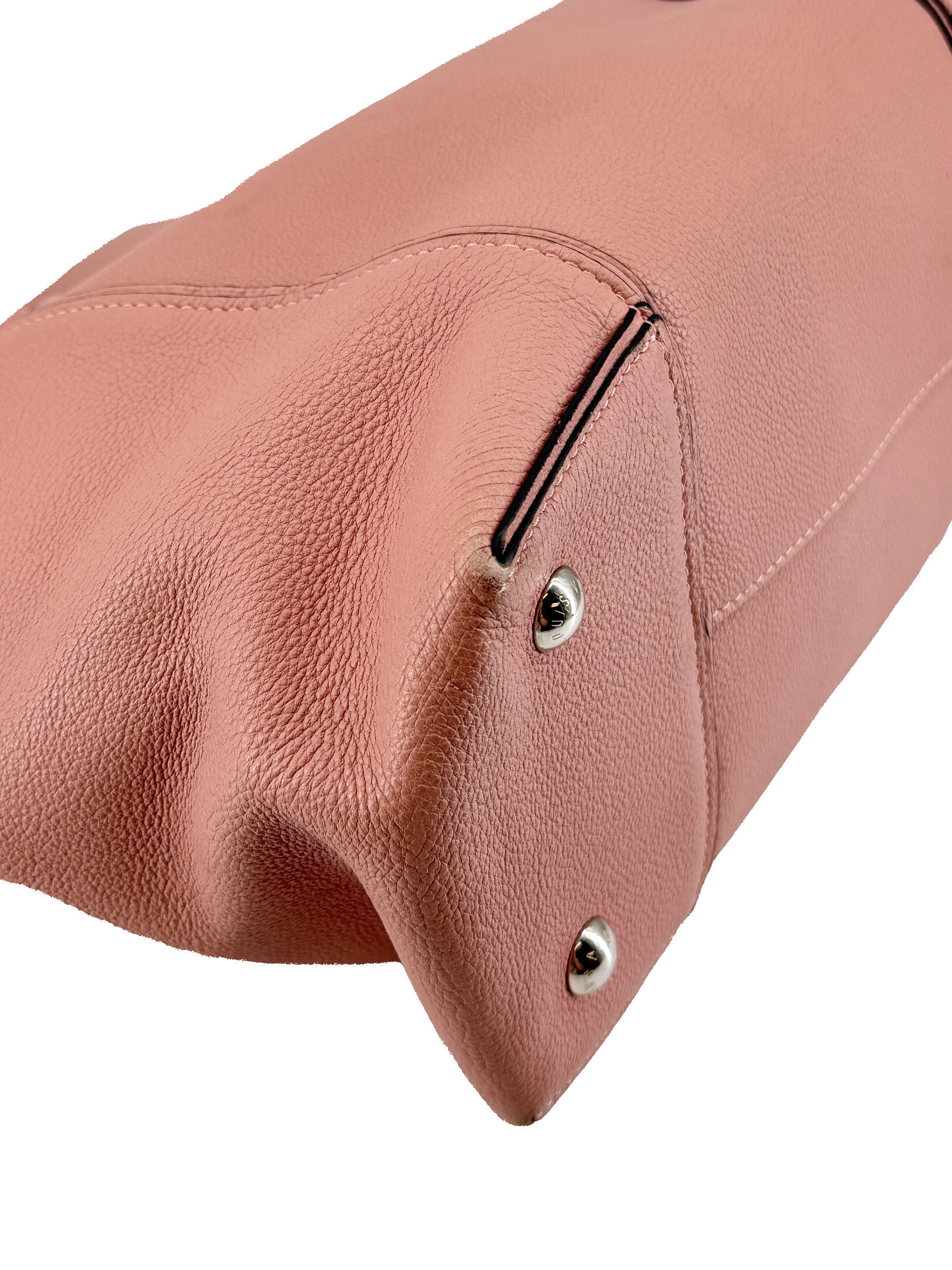 Louis Vuitton pink Cachemire leather Soft Lockit MM AR4184