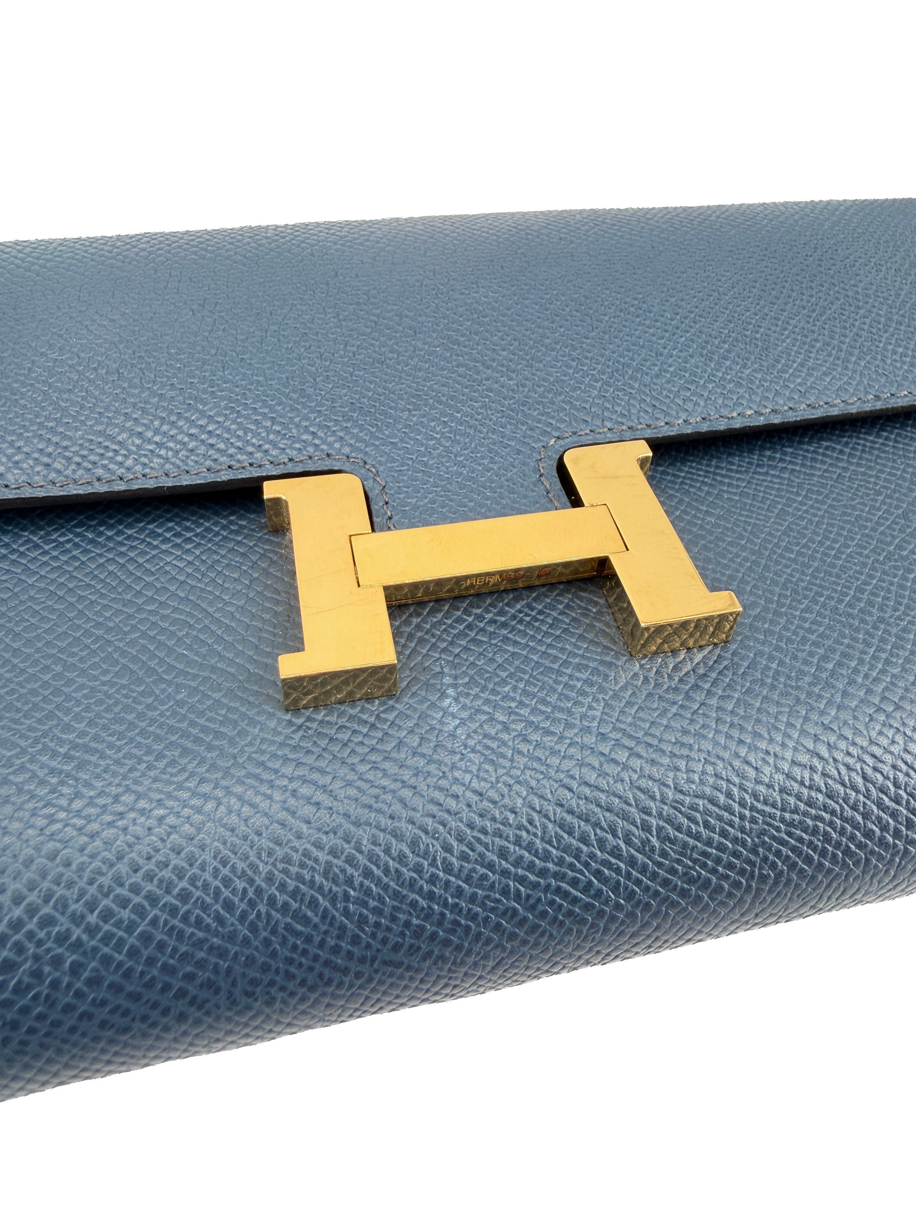 Hermès Bleu Nuit Constance to Go epsom W