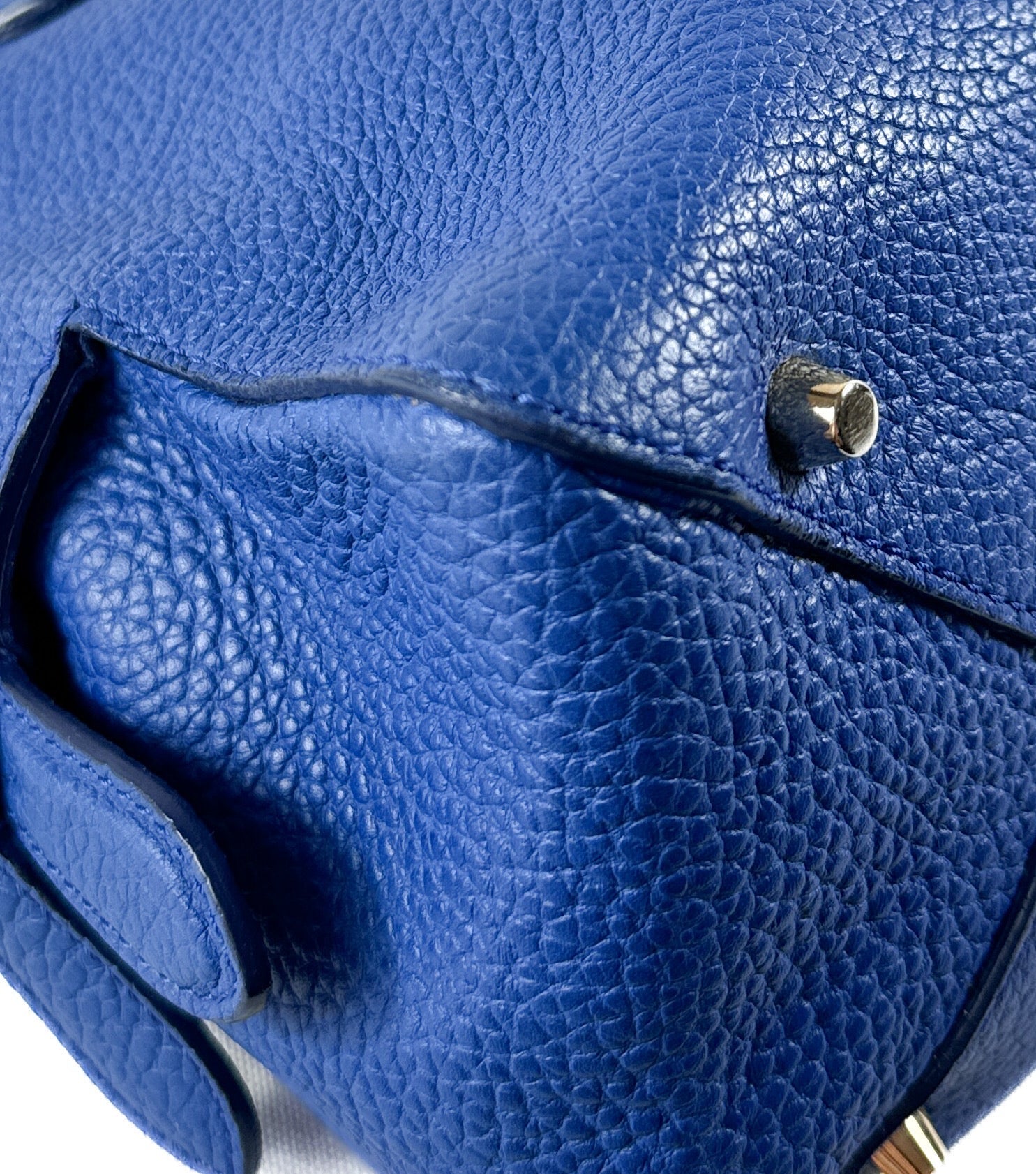 Burberry royal blue Greenwood Bowling bag small 51266M