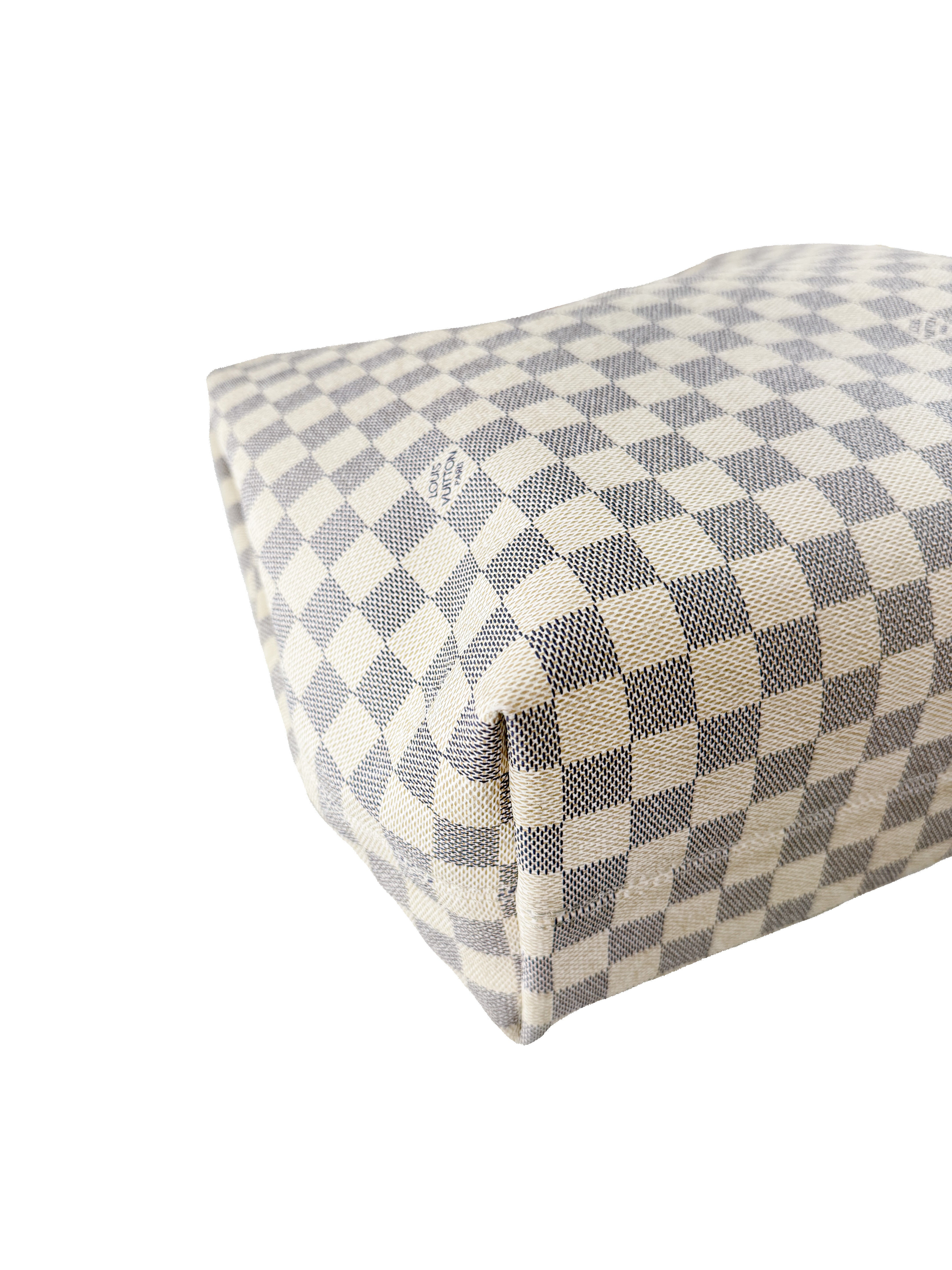 Louis Vuitton damier azur Graceful MM Rose Ballerine (NFC)