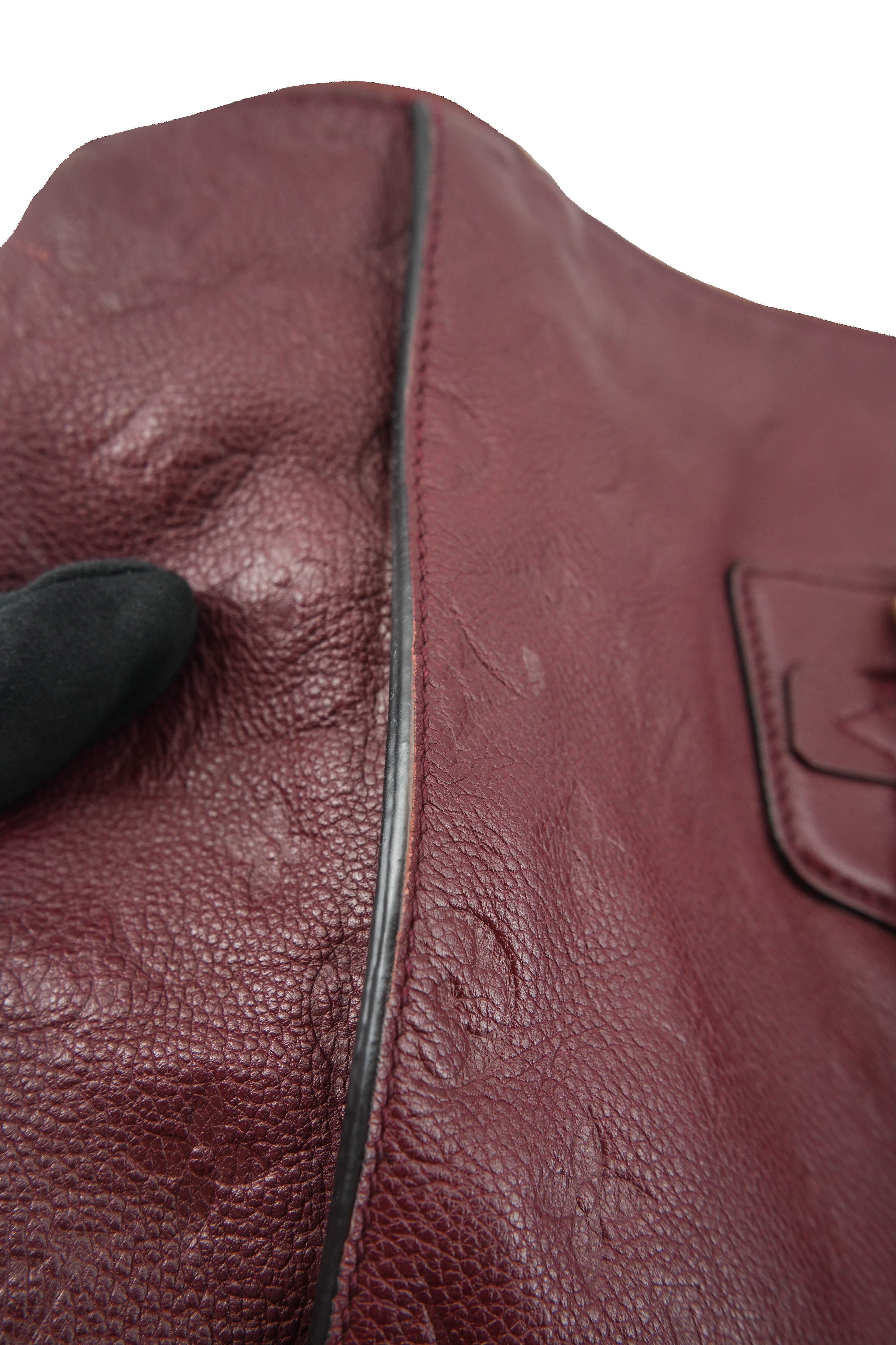 Louis Vuitton burgundy empreinte Lumineuse GM VI0191