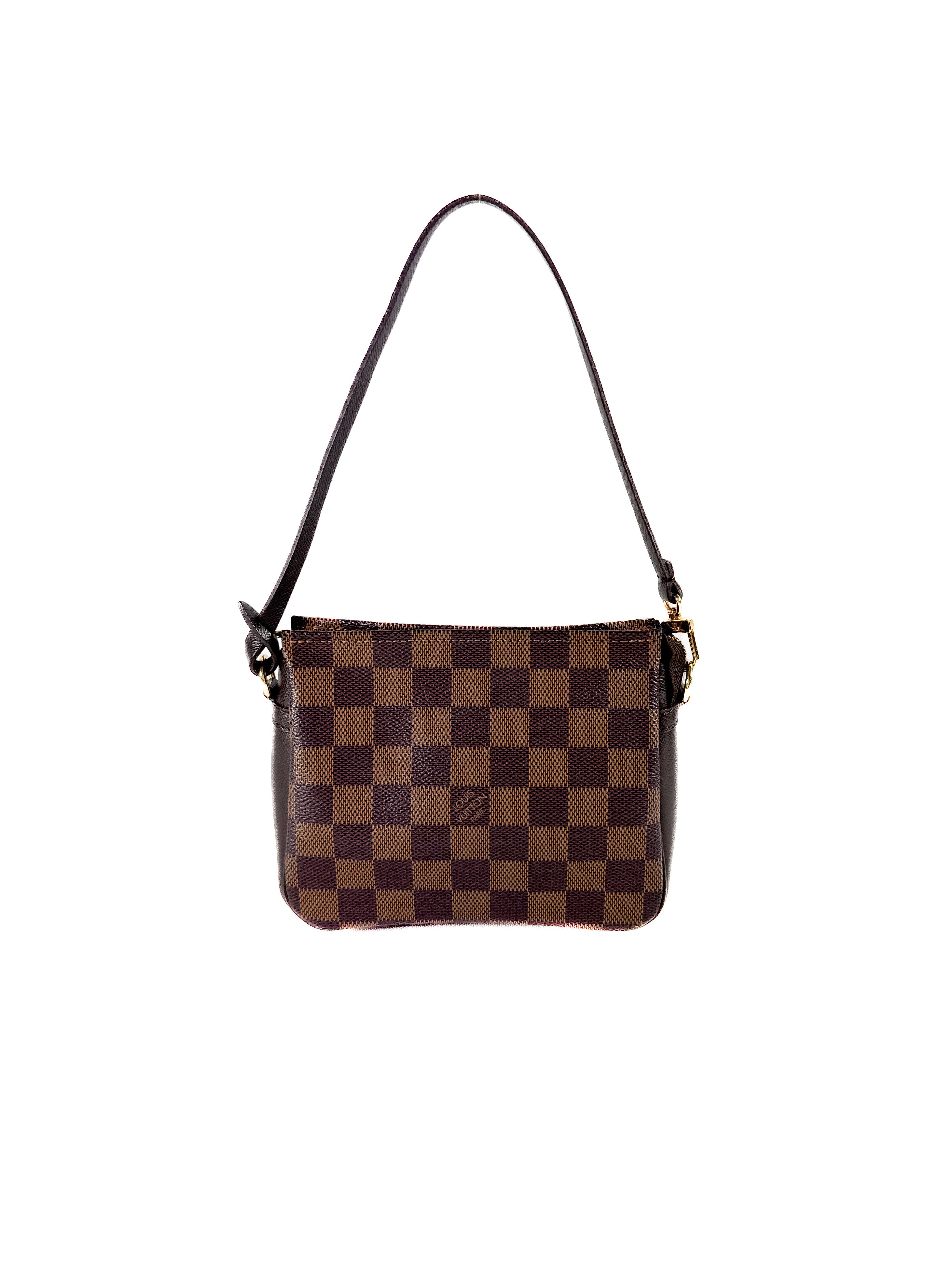 Louis Vuitton damier ebene Trousse make up bag pochette SP0021