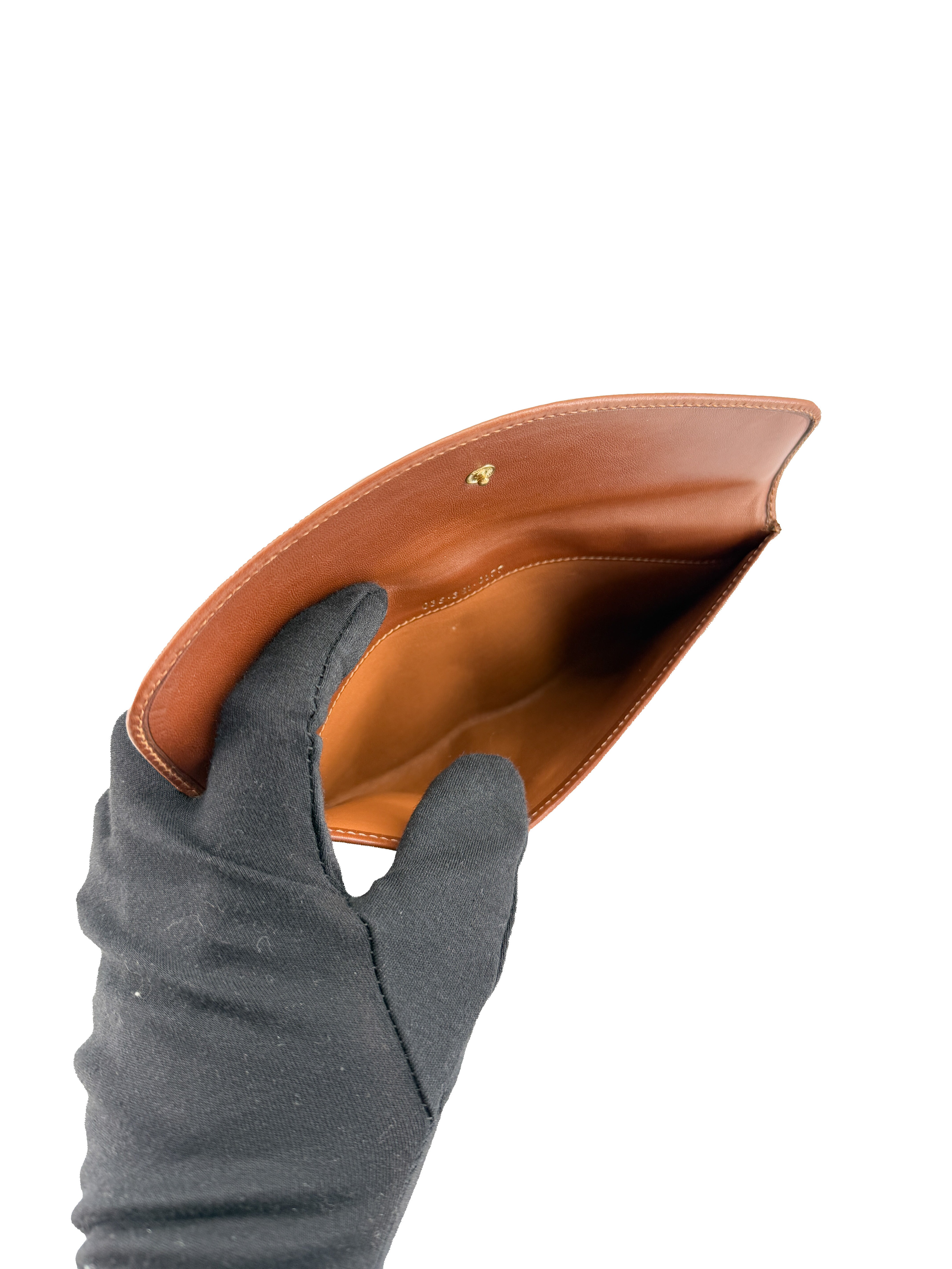 Gucci vintage brown Micro GG wallet 035-381-0177