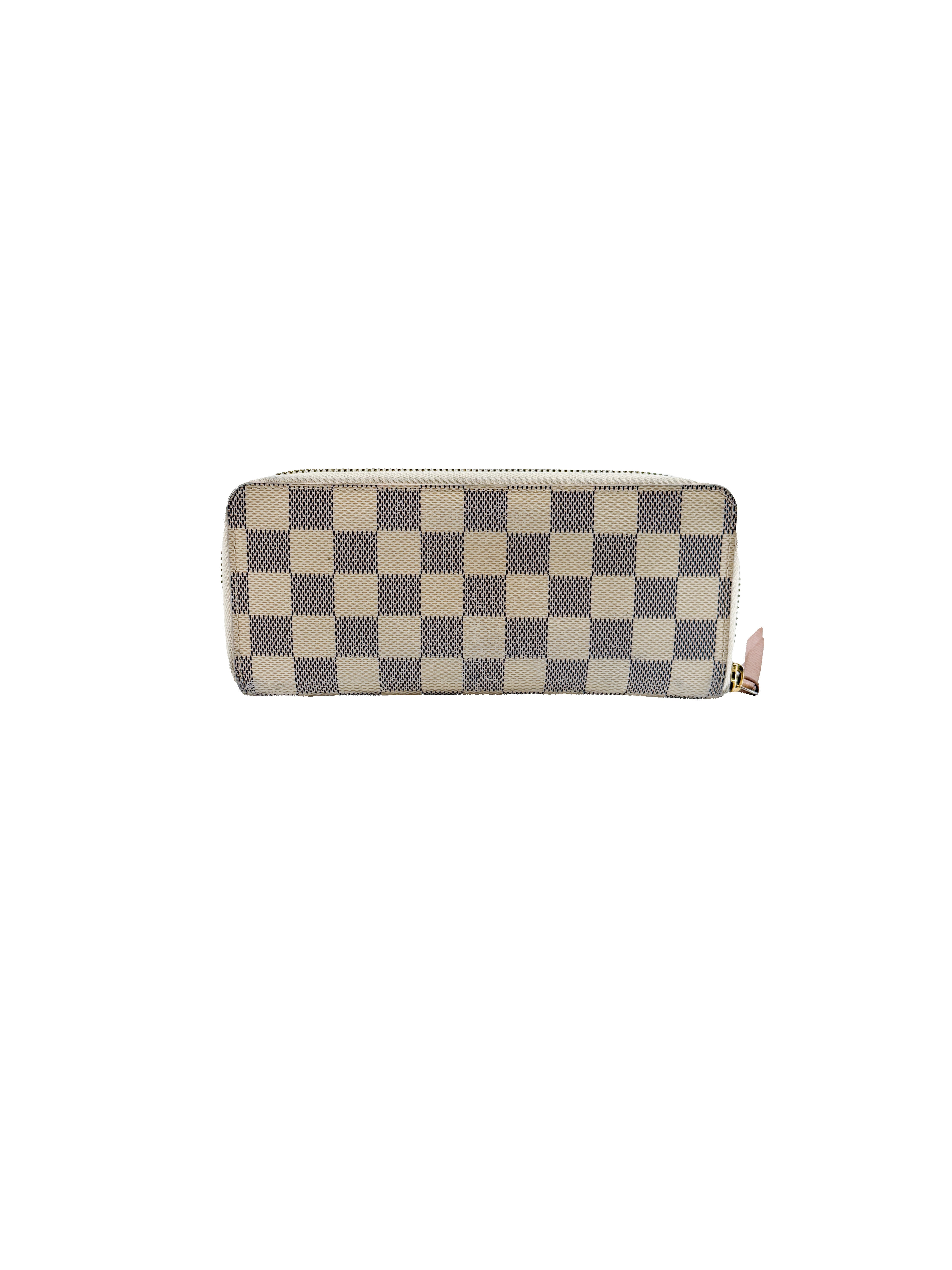 Louis Vuitton damier azur Clemence wallet GI3127