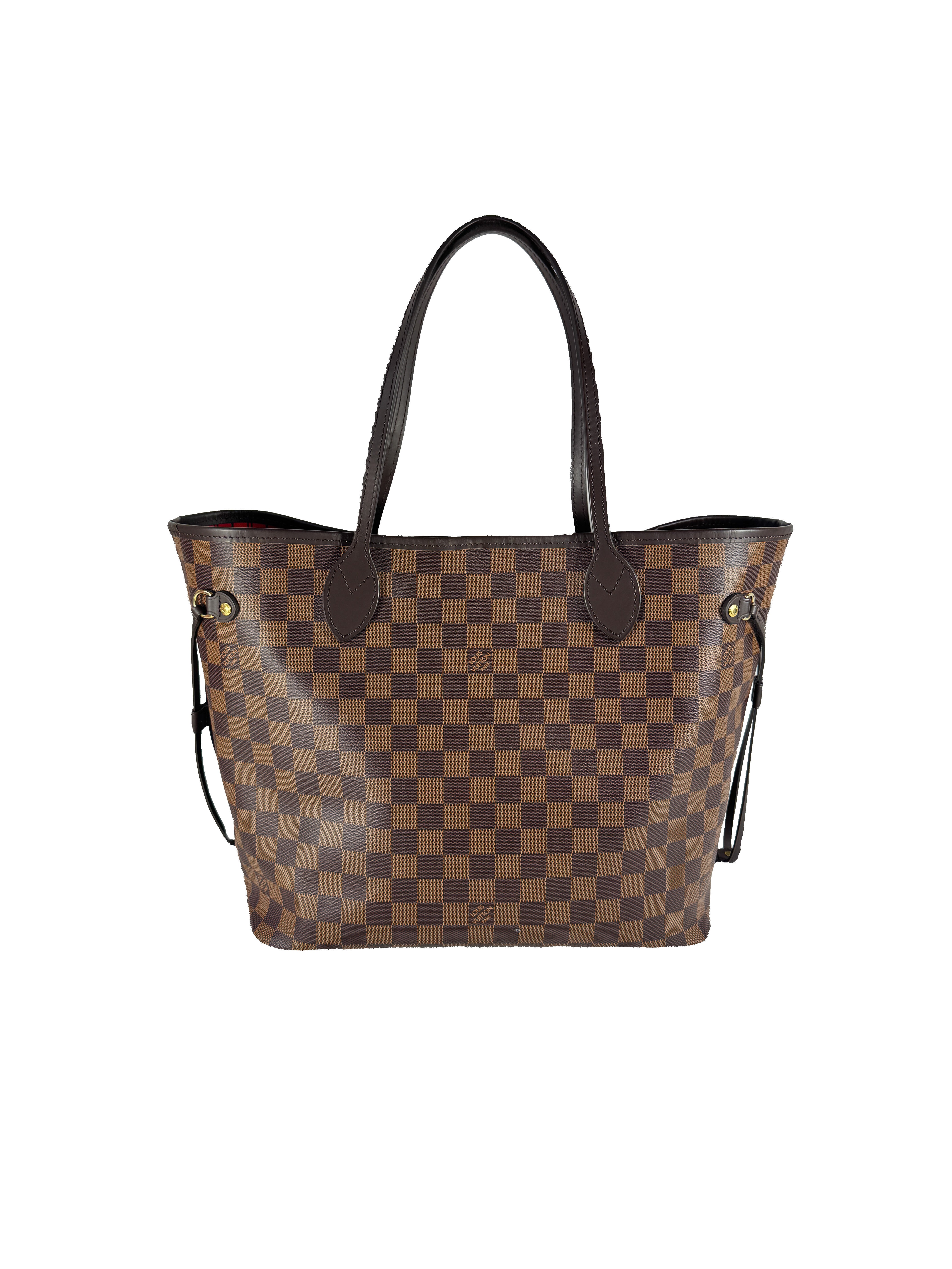 Louis Vuitton damier ebene Neverfull MM w/pouch SD4200