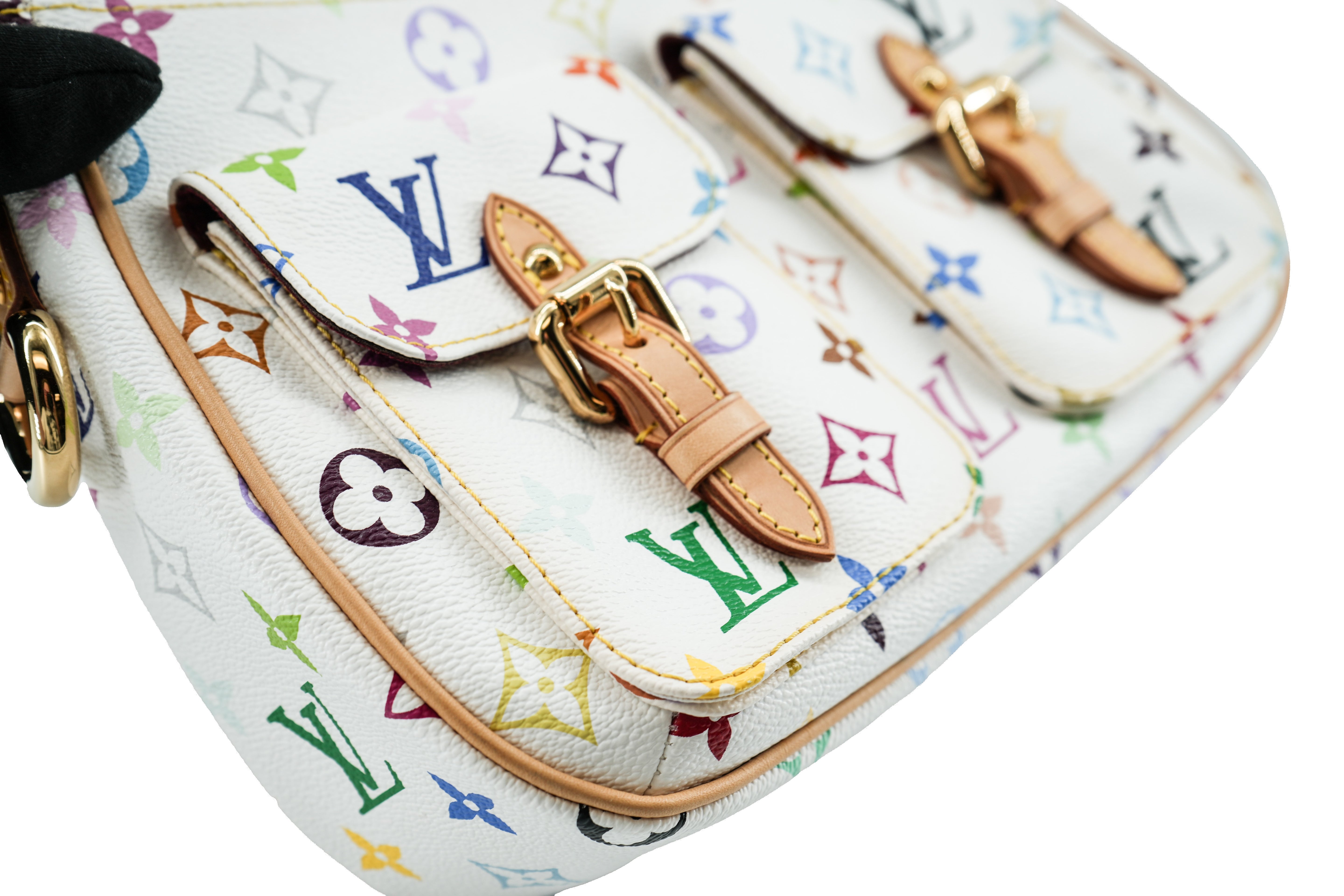 Louis Vuitton white multicolor Lodge PM LD0033