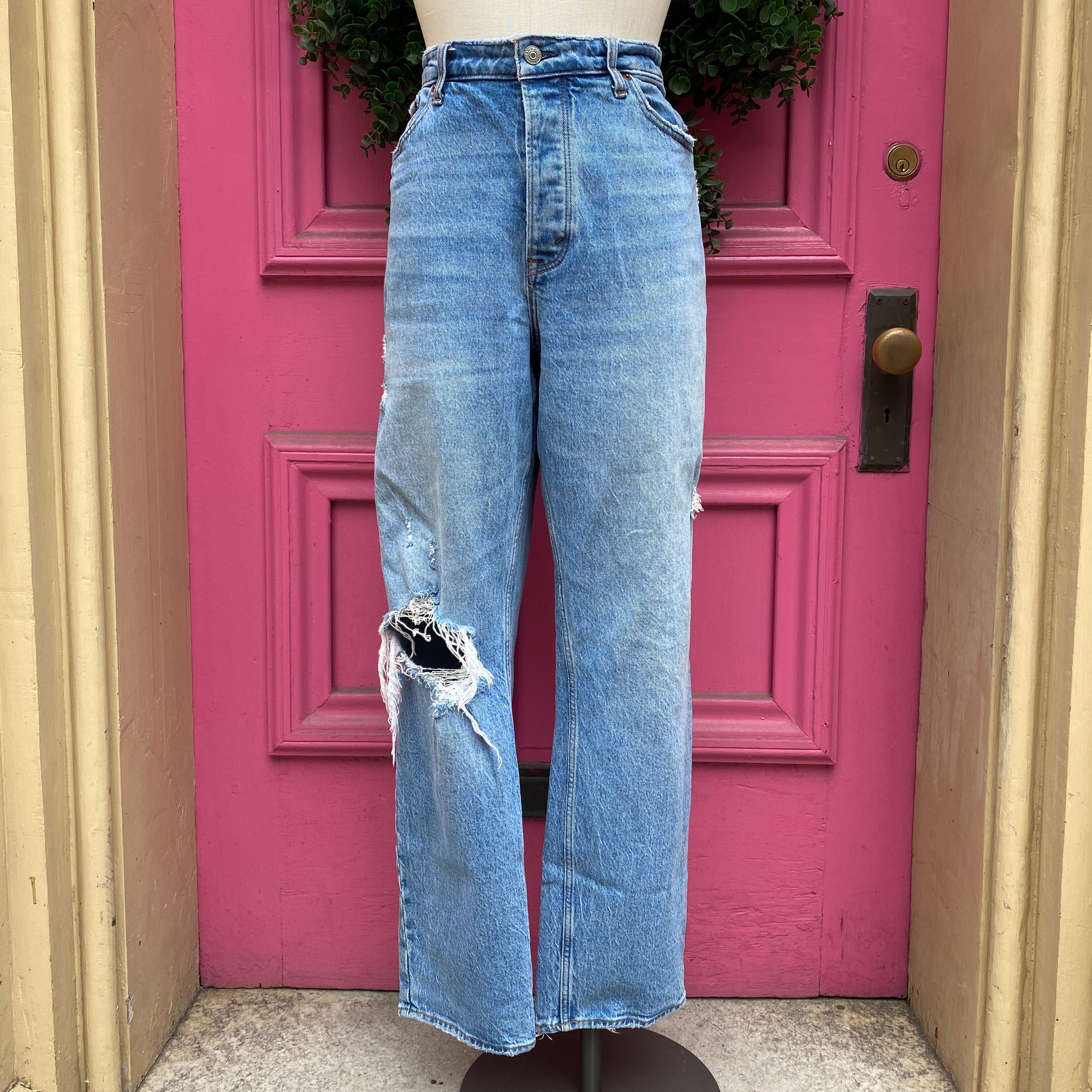 Abercrombie & Fitch the dad high rise jeans size 12