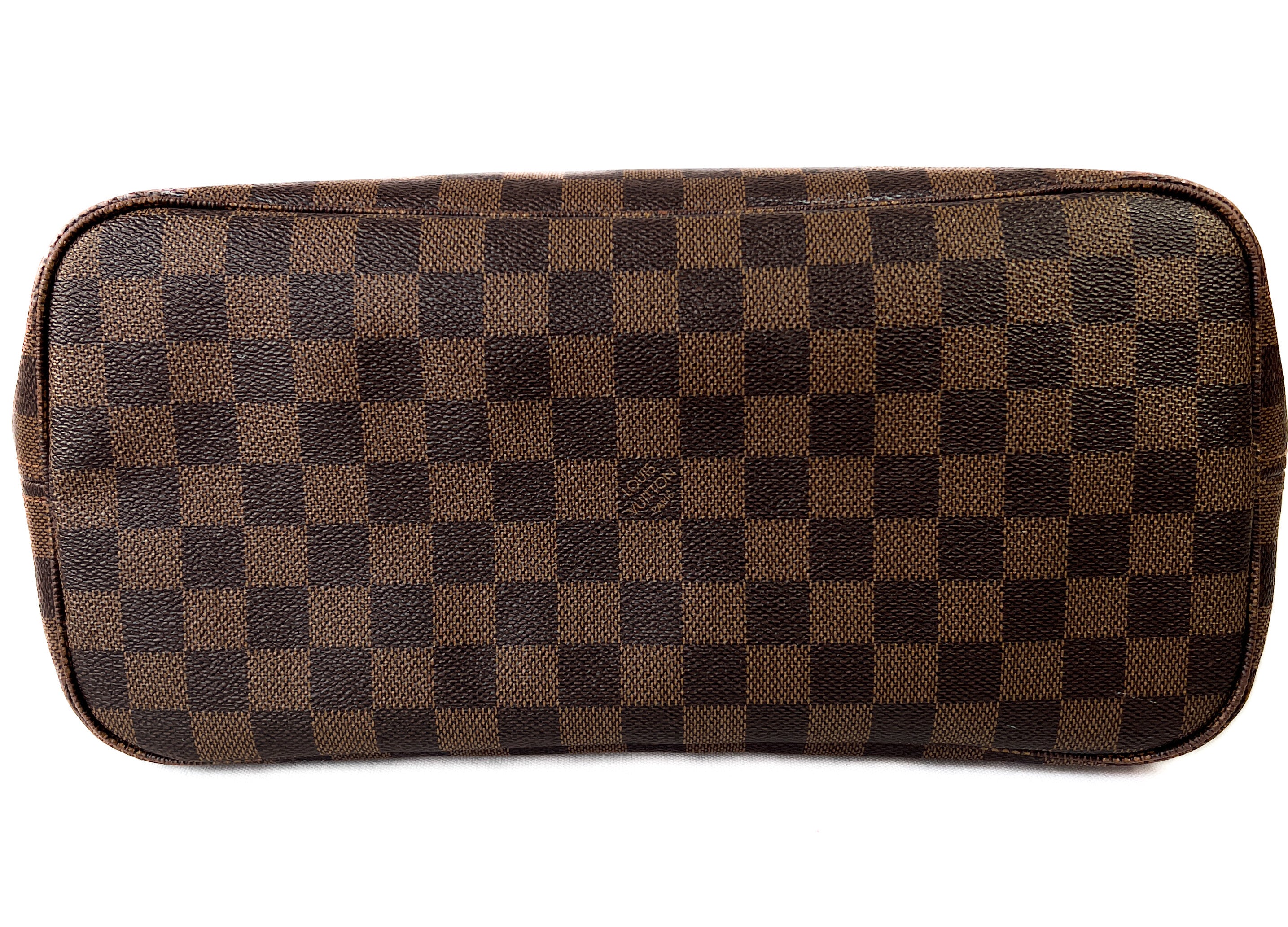 Louis Vuitton damier ebene neverfull MM light pink interior