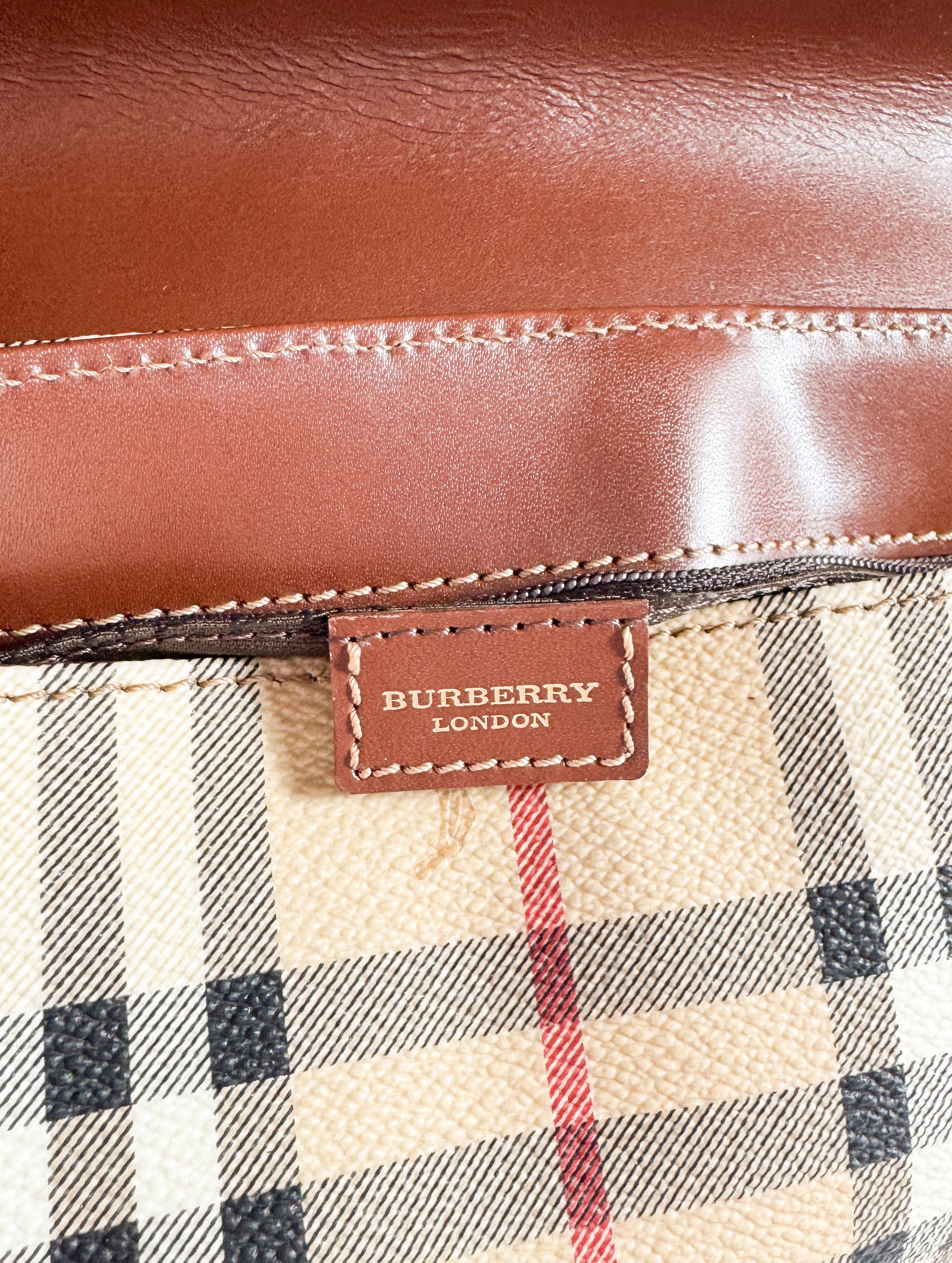 Burberry nova check shoulder bag T-03-1