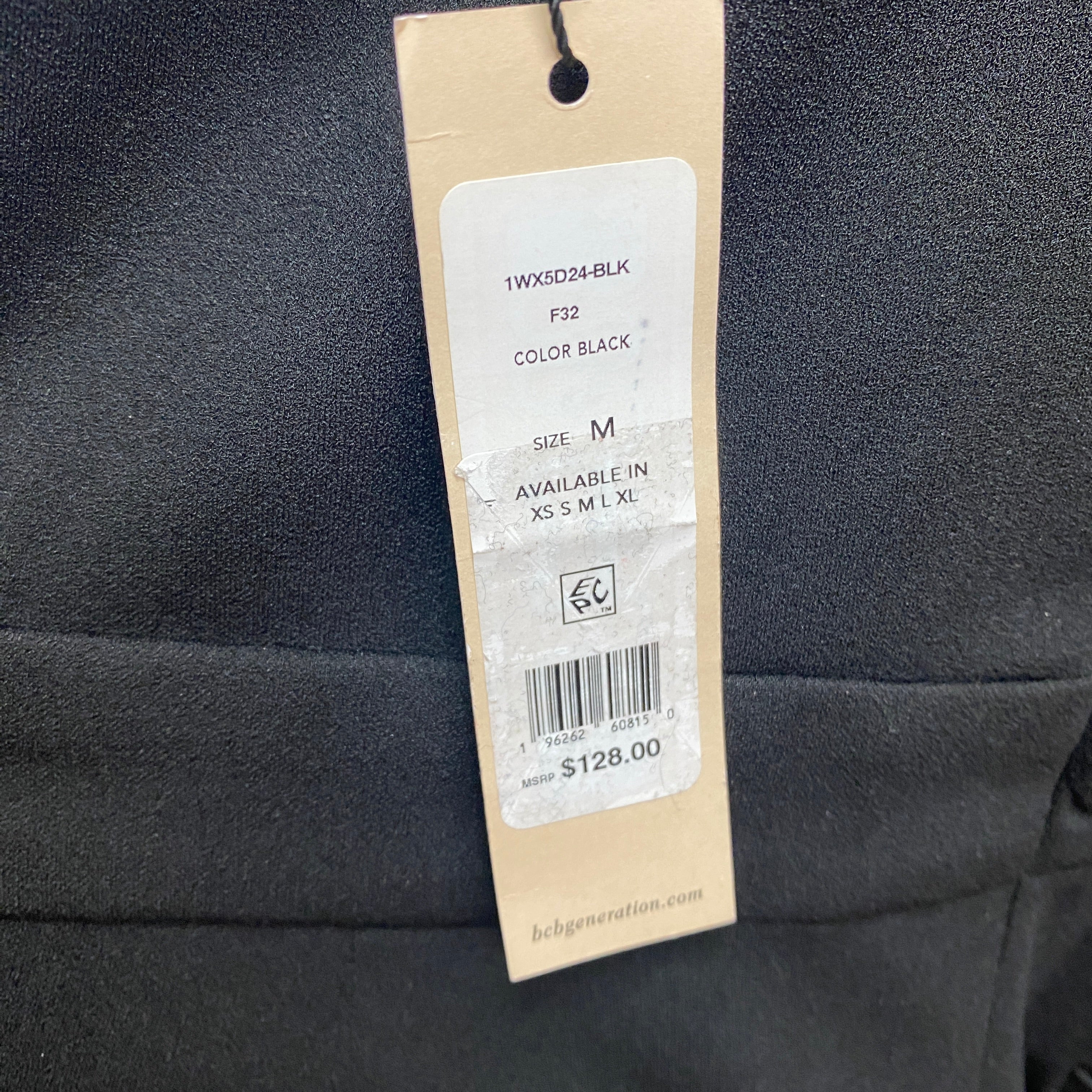 BCBGeneration black jumpsuit size M NWT