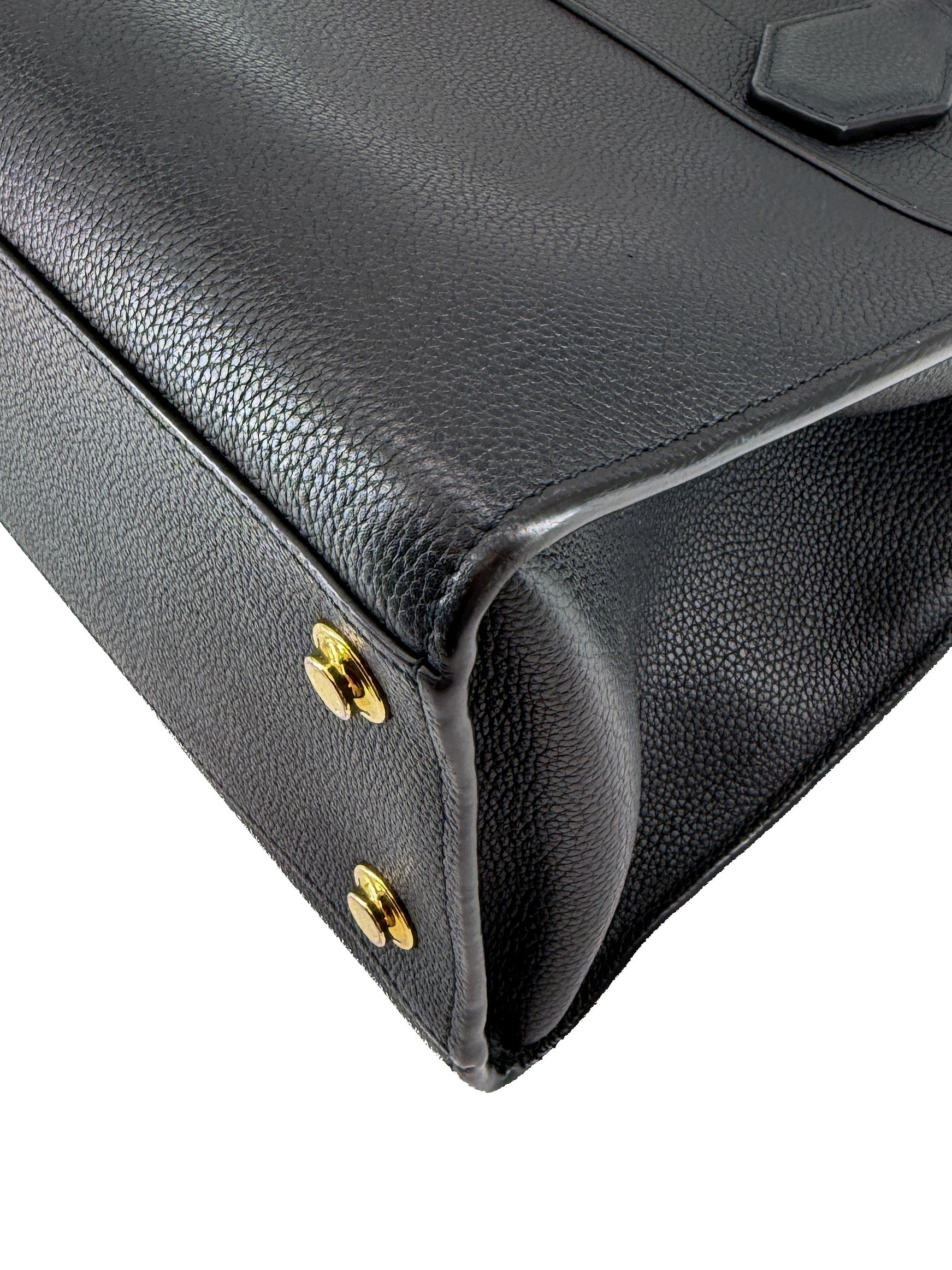 Louis Vuitton black leather City Steamer MM