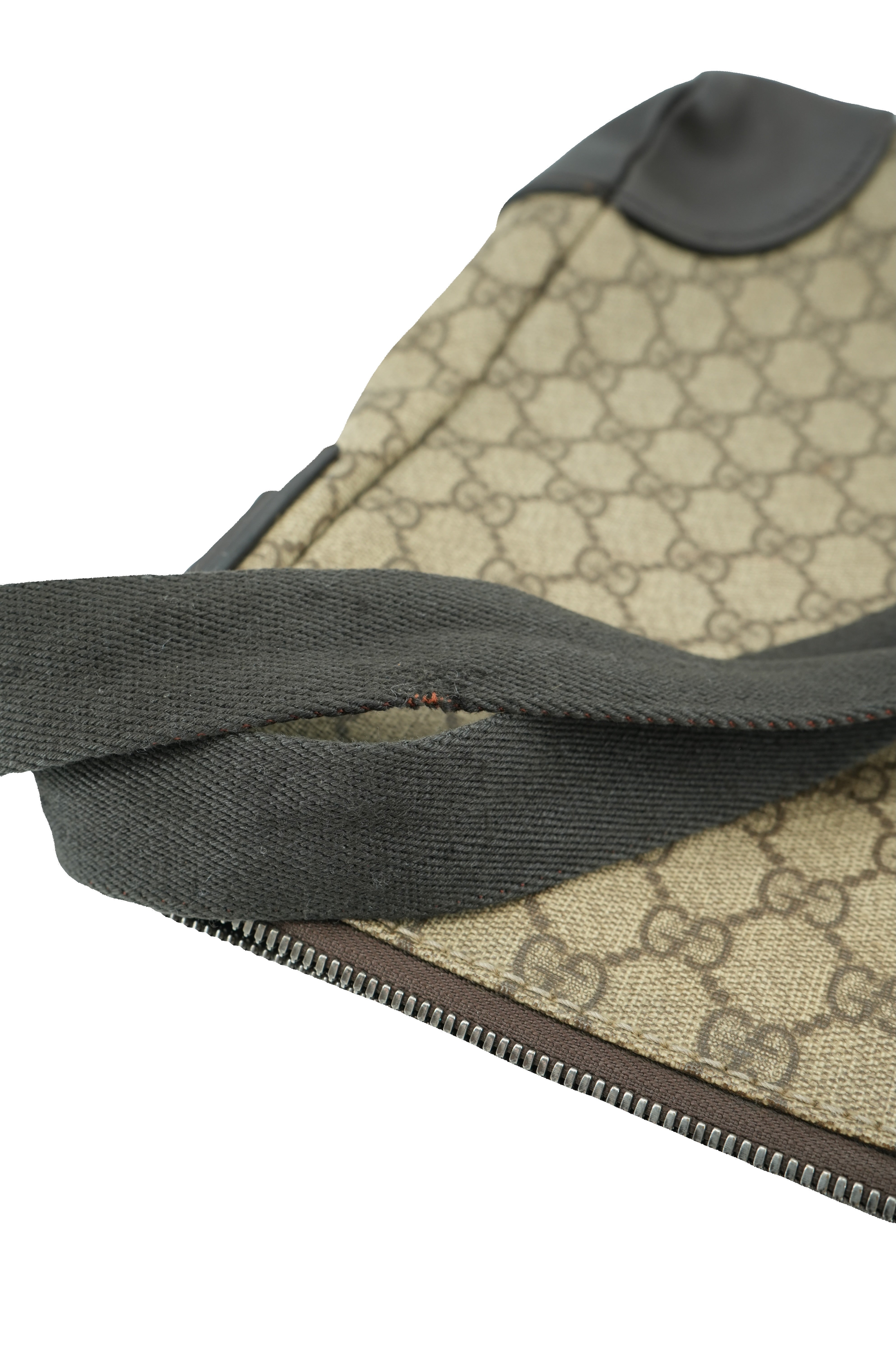 Gucci brown GG coated canvas crossbody 110054 1705