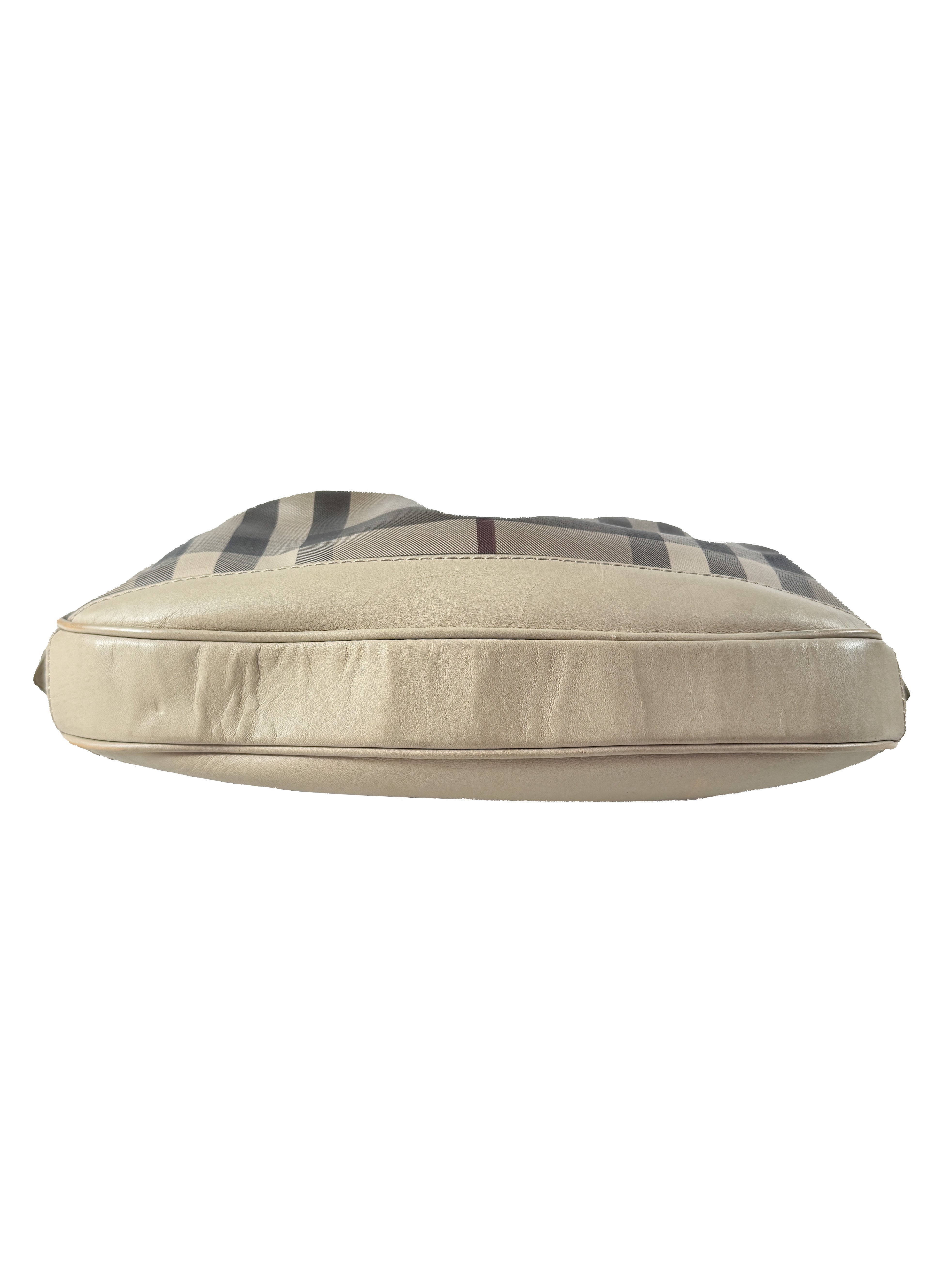 Burberry gray plaid shoulder bag **as is**