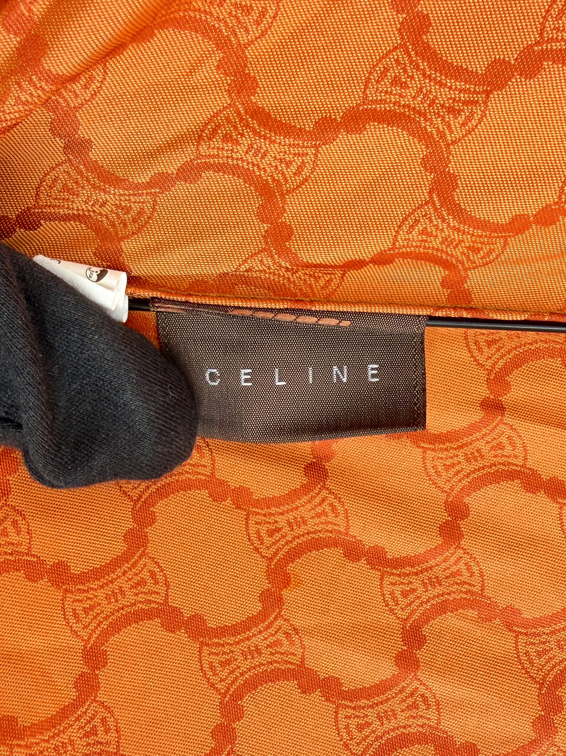 Celine orange macadam vintage umbrella