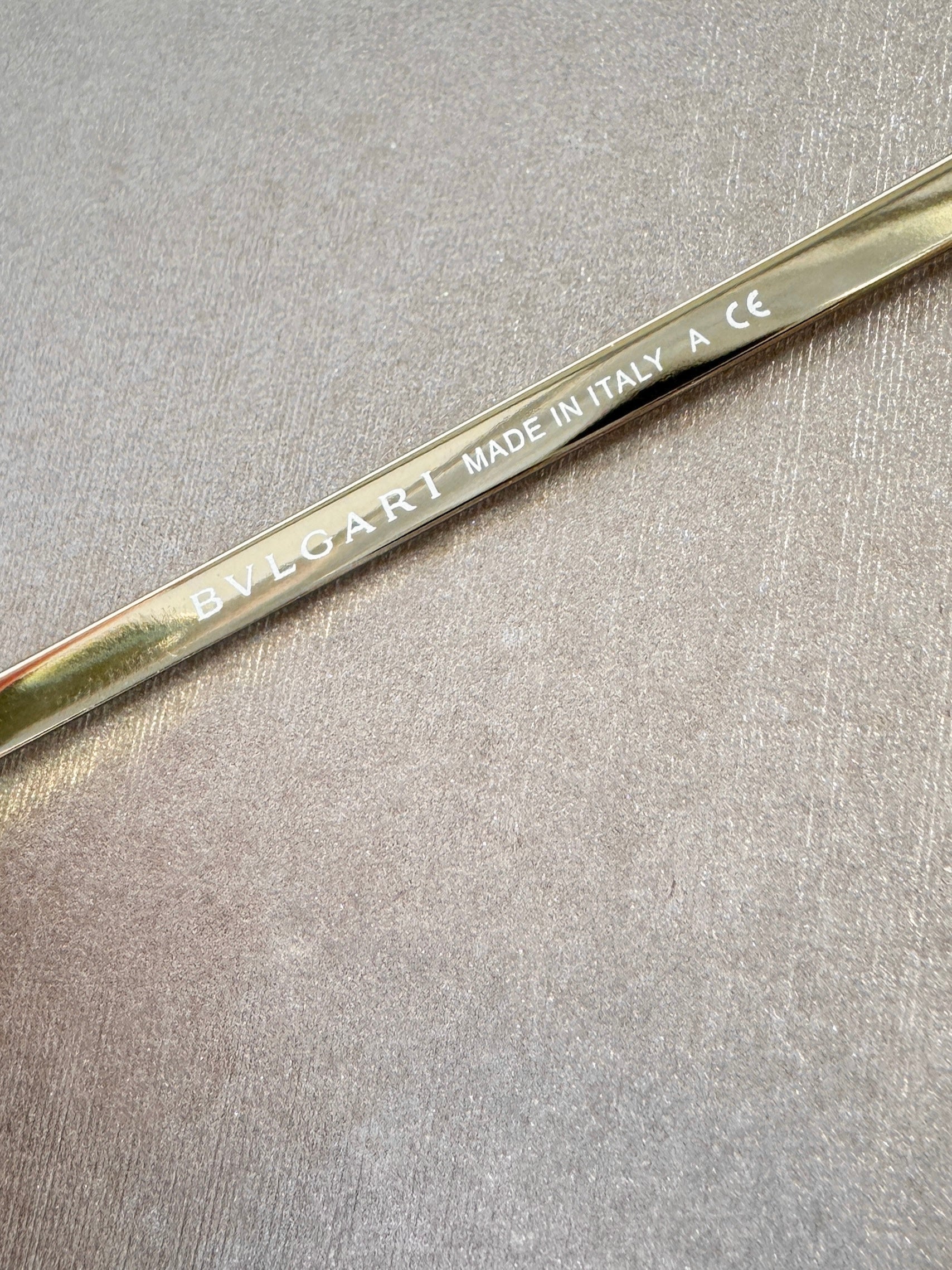 BVLGARI green frameless sunglasses 6122-B BOX/CASE