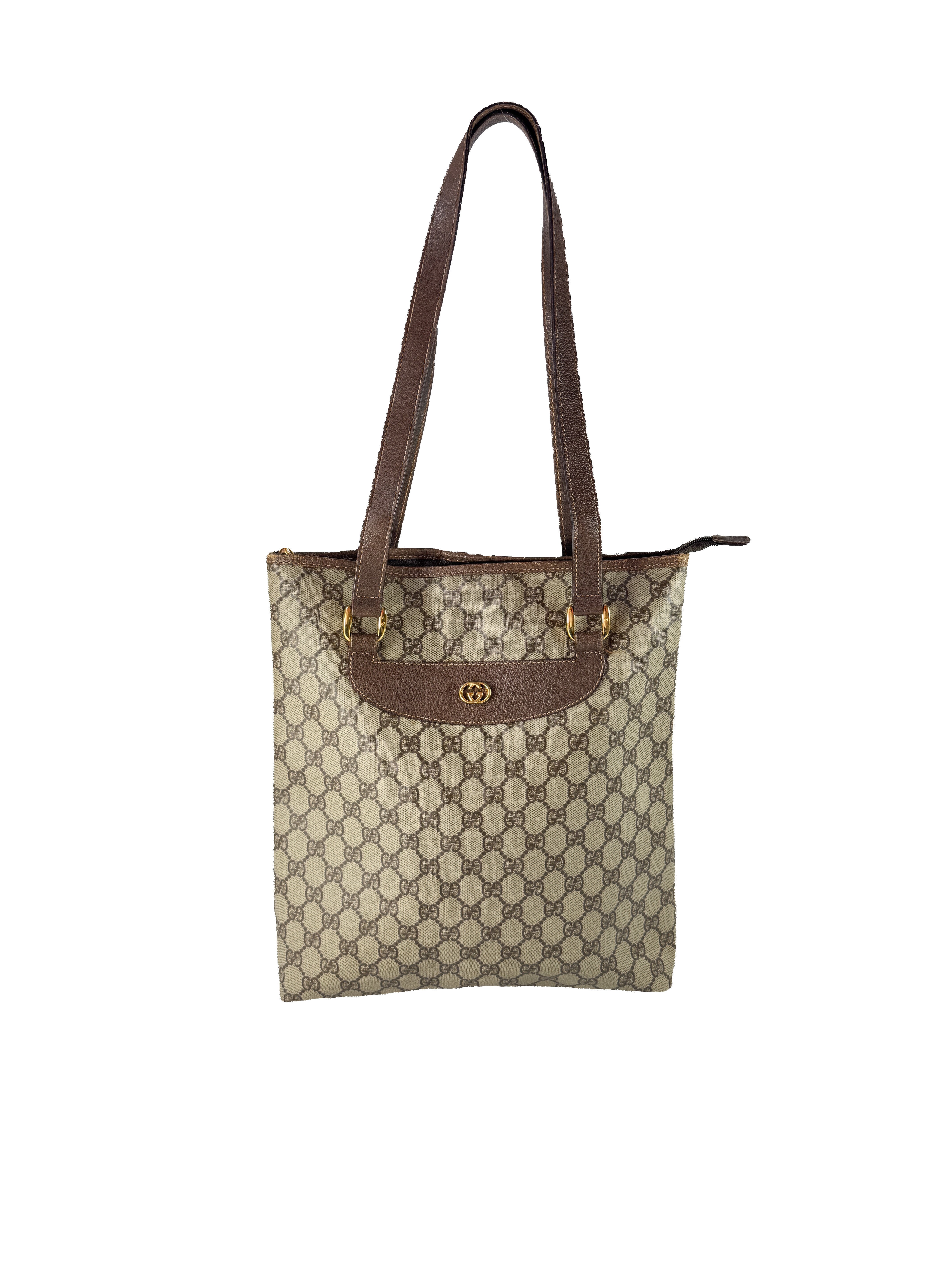 Gucci vintage GG brown tote 2696130