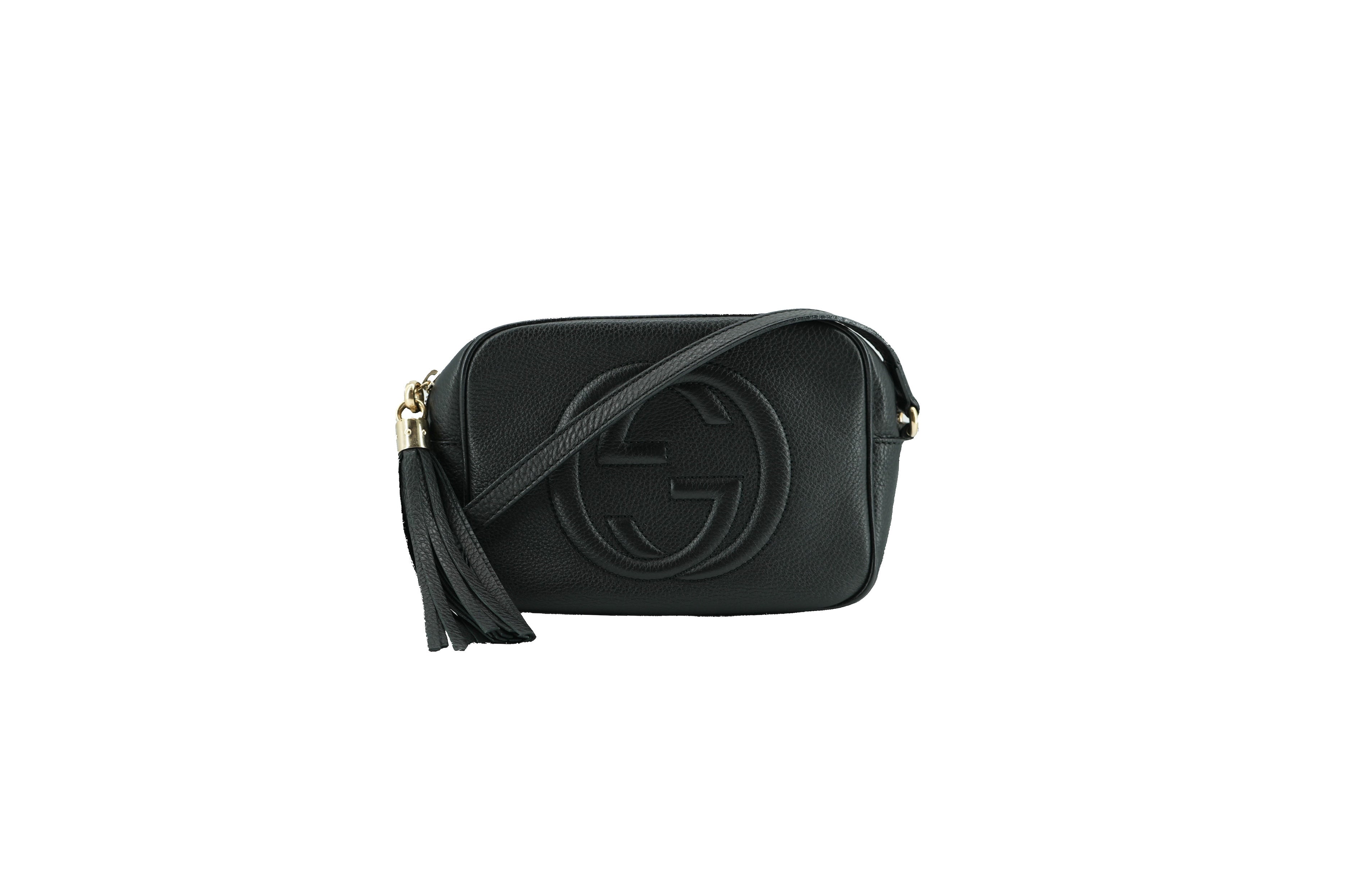 Gucci black leather Soho Disco crossbody 303364 493879