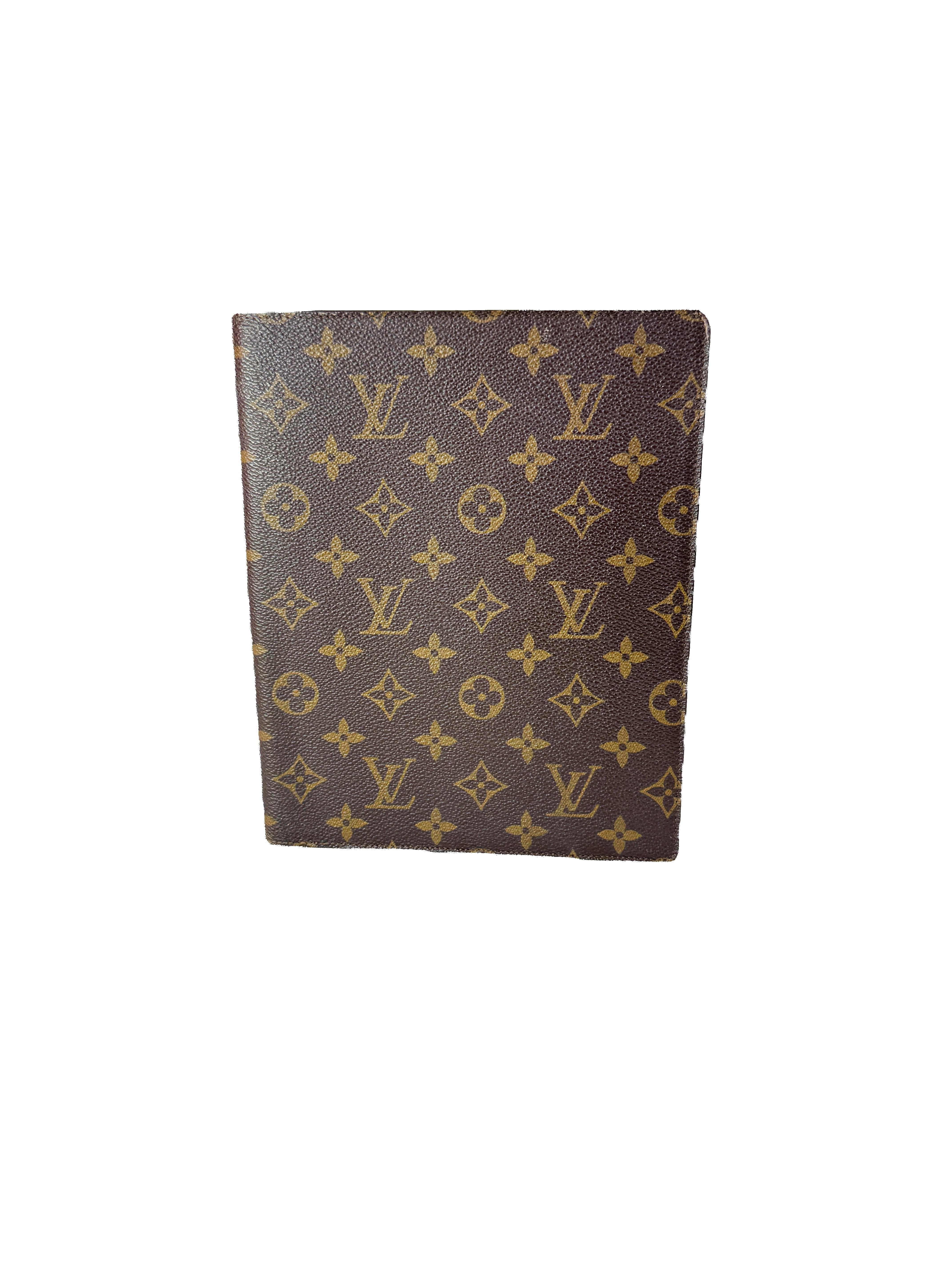Louis Vuitton monogram vintage notebook cover 874 AN