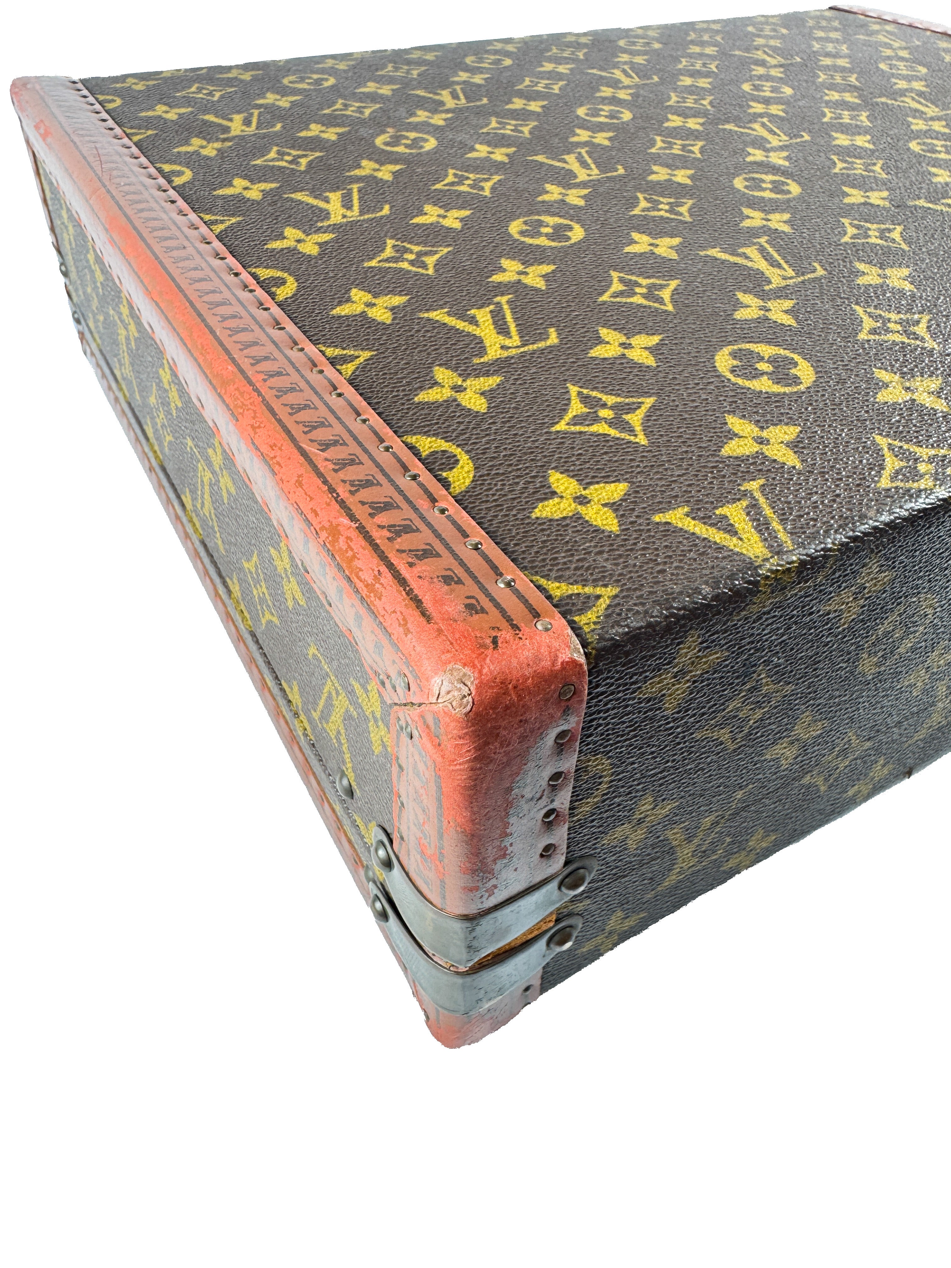 Louis Vuitton monogram 60s-80s vintage Cotteville 45 trunk 903220