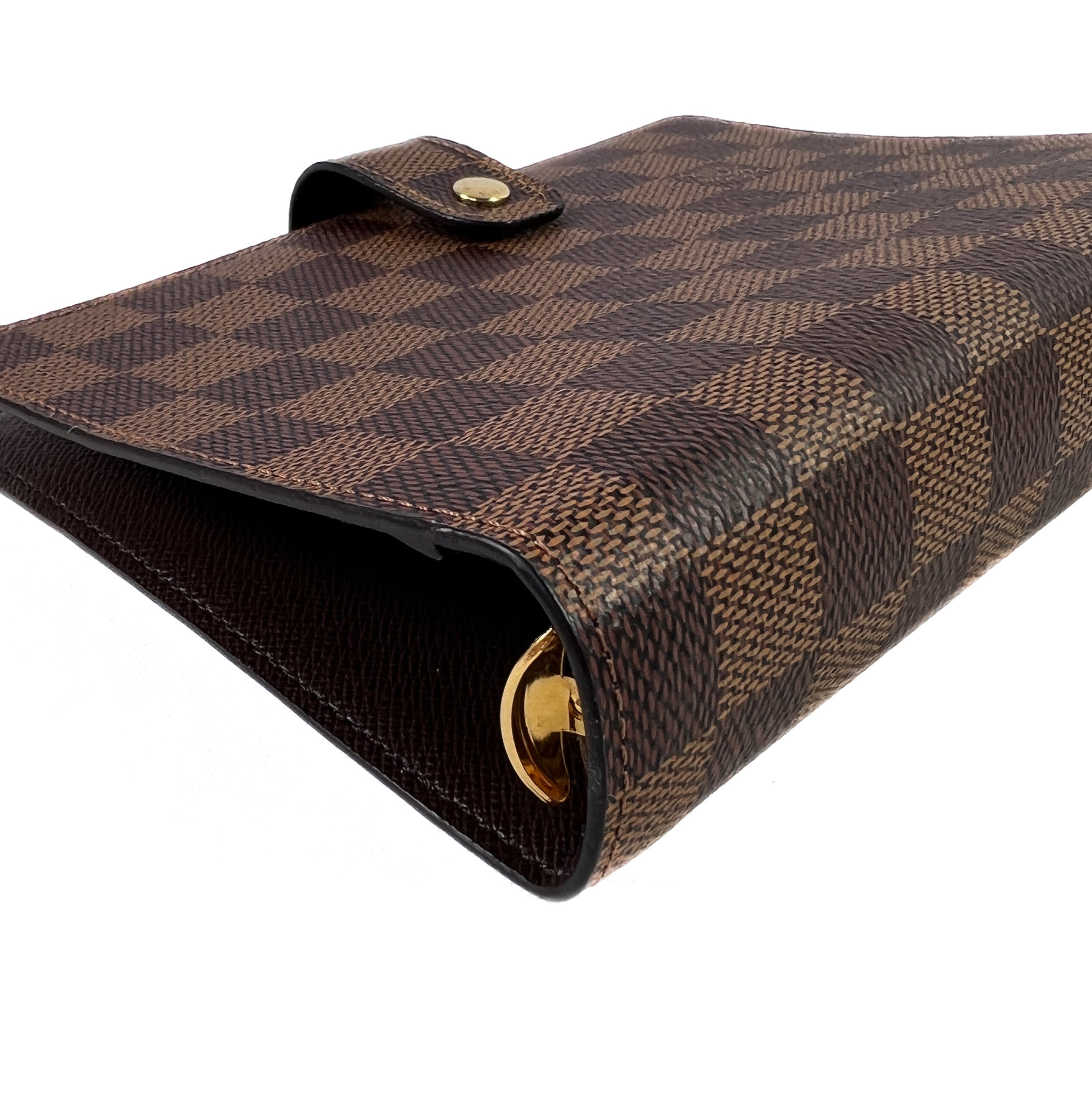 Louis Vuitton damier ebene medium ring agenda