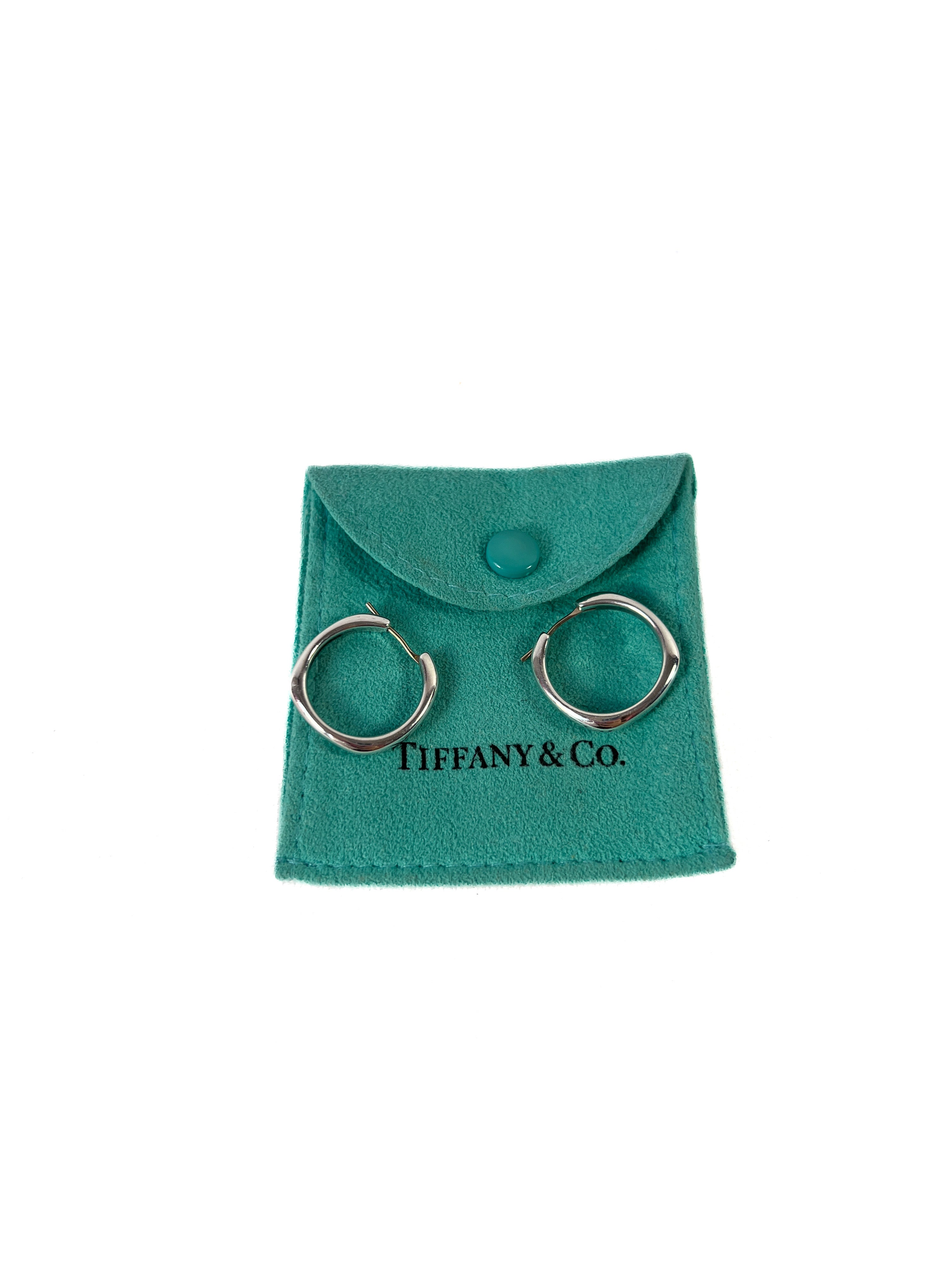 Tiffany カフ sizeM Tiffany & Co sterling silver square cushion hoop earrings