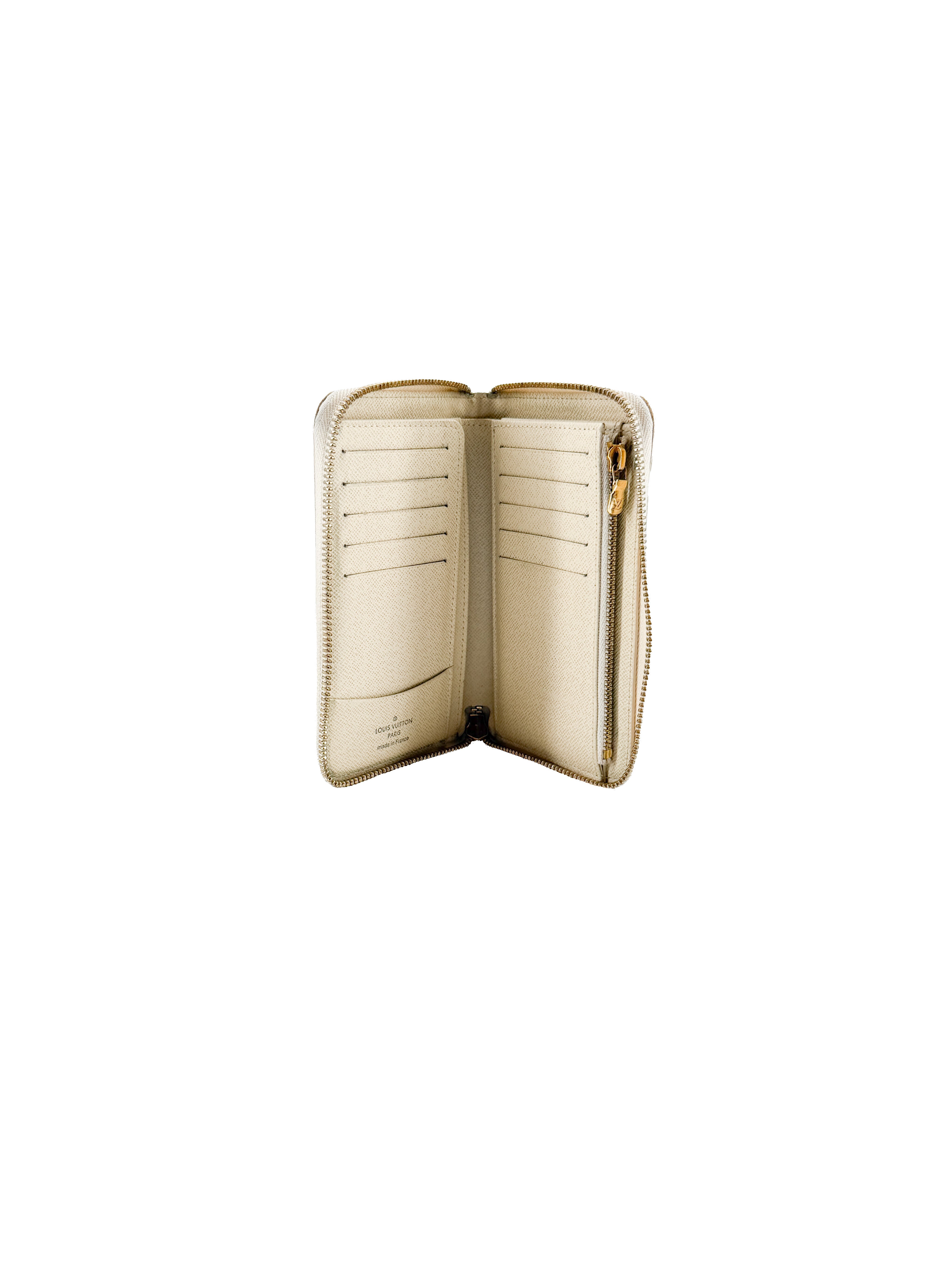 Louis Vuitton damier azur compact zippy wallet MI2120