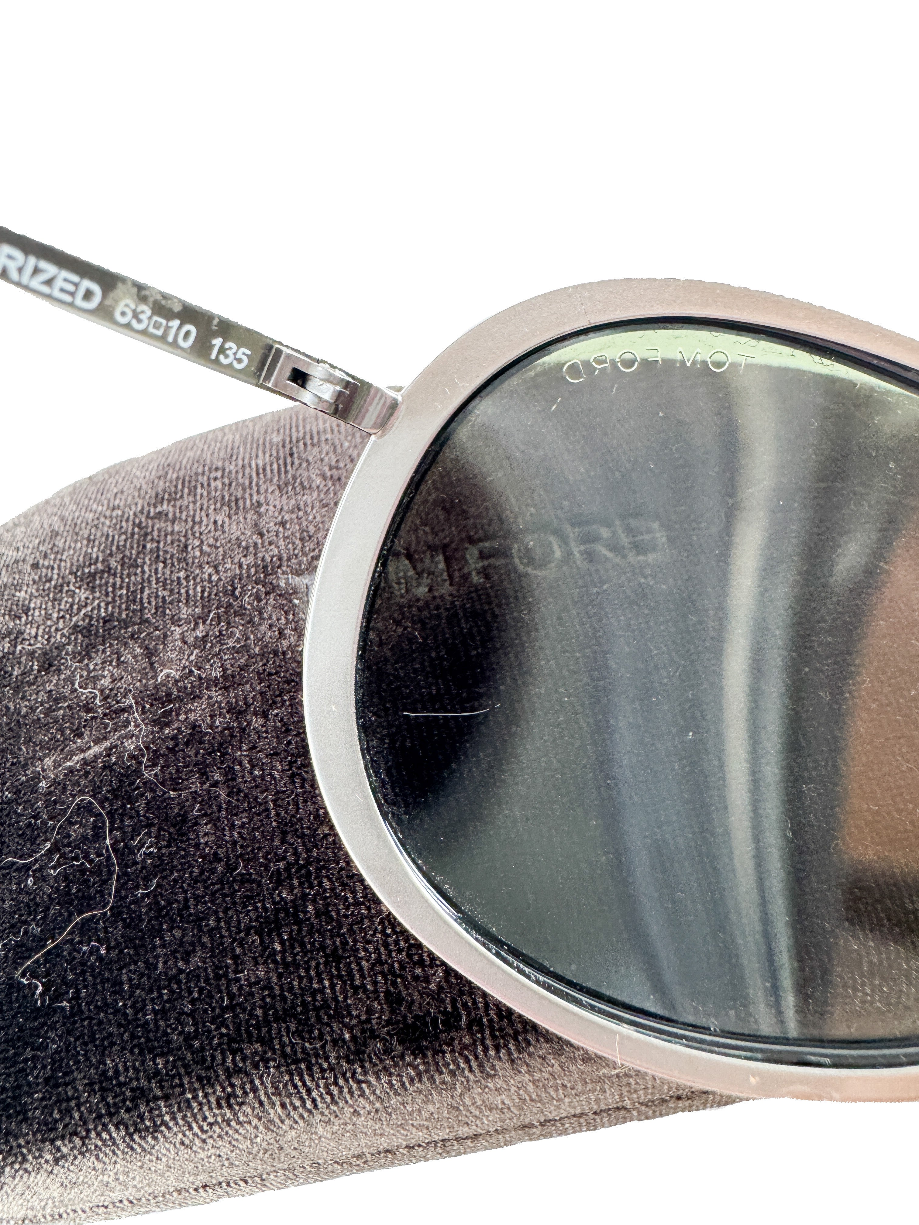 Tom Ford black Cyrille polarized sunglasses TF109