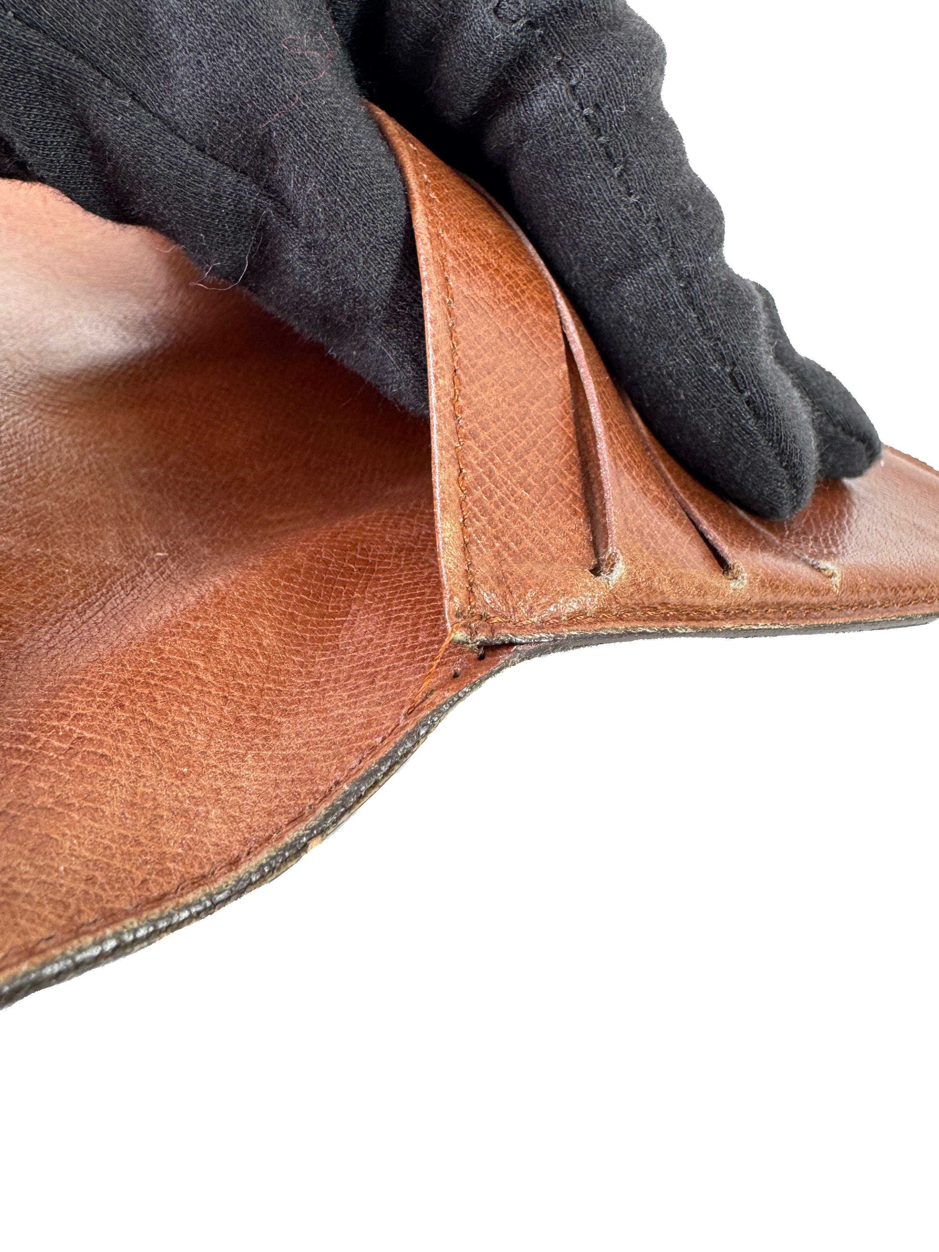 Louis Vuitton monogram vintage Porte Tressor International wallet. *as is*