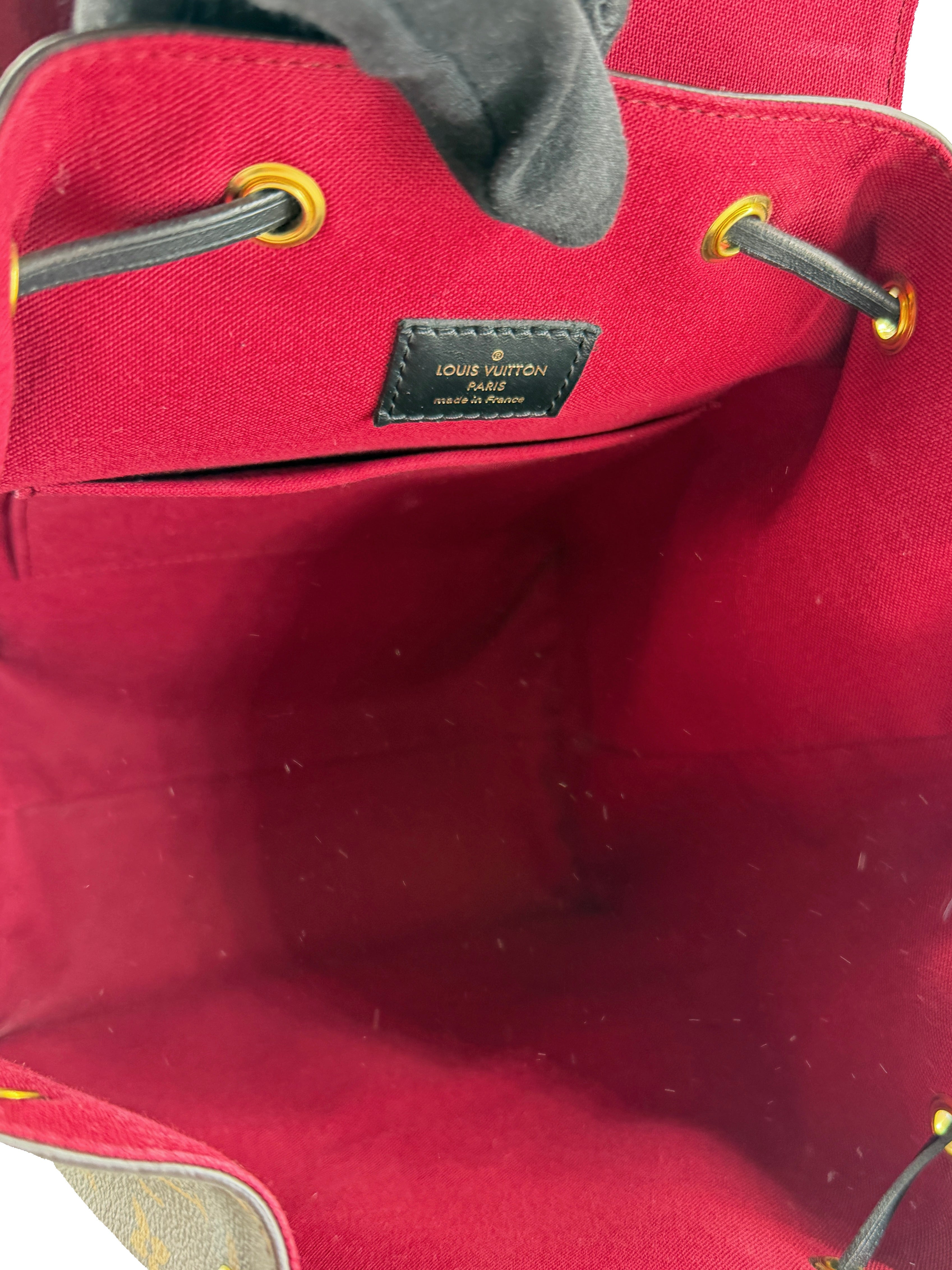Louis Vuitton monogram black Montsouris PM NM NFC