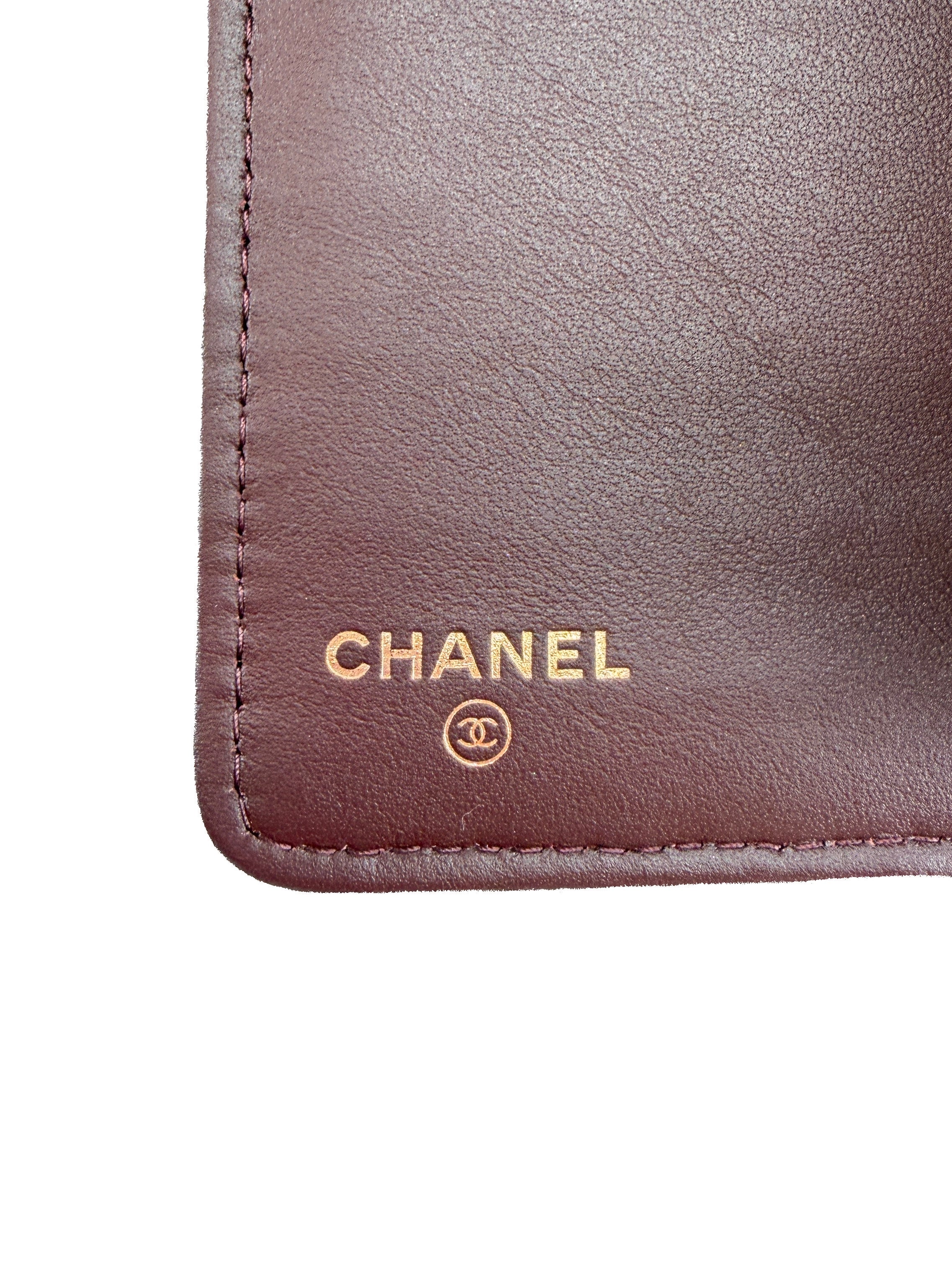 Chanel black caviar long wallet 25273709