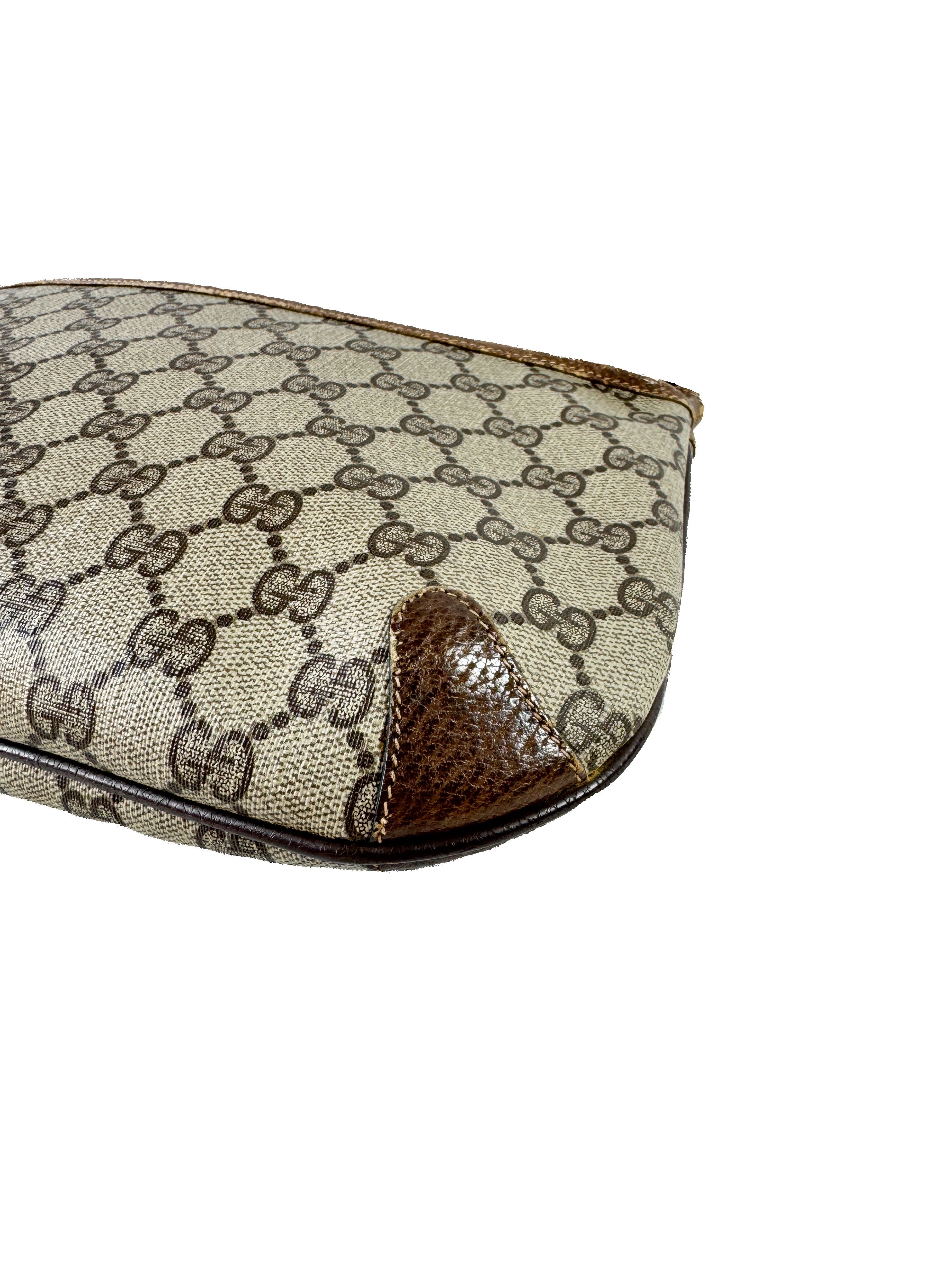 Gucci vintage brown sherry line crossbody 904-02-026