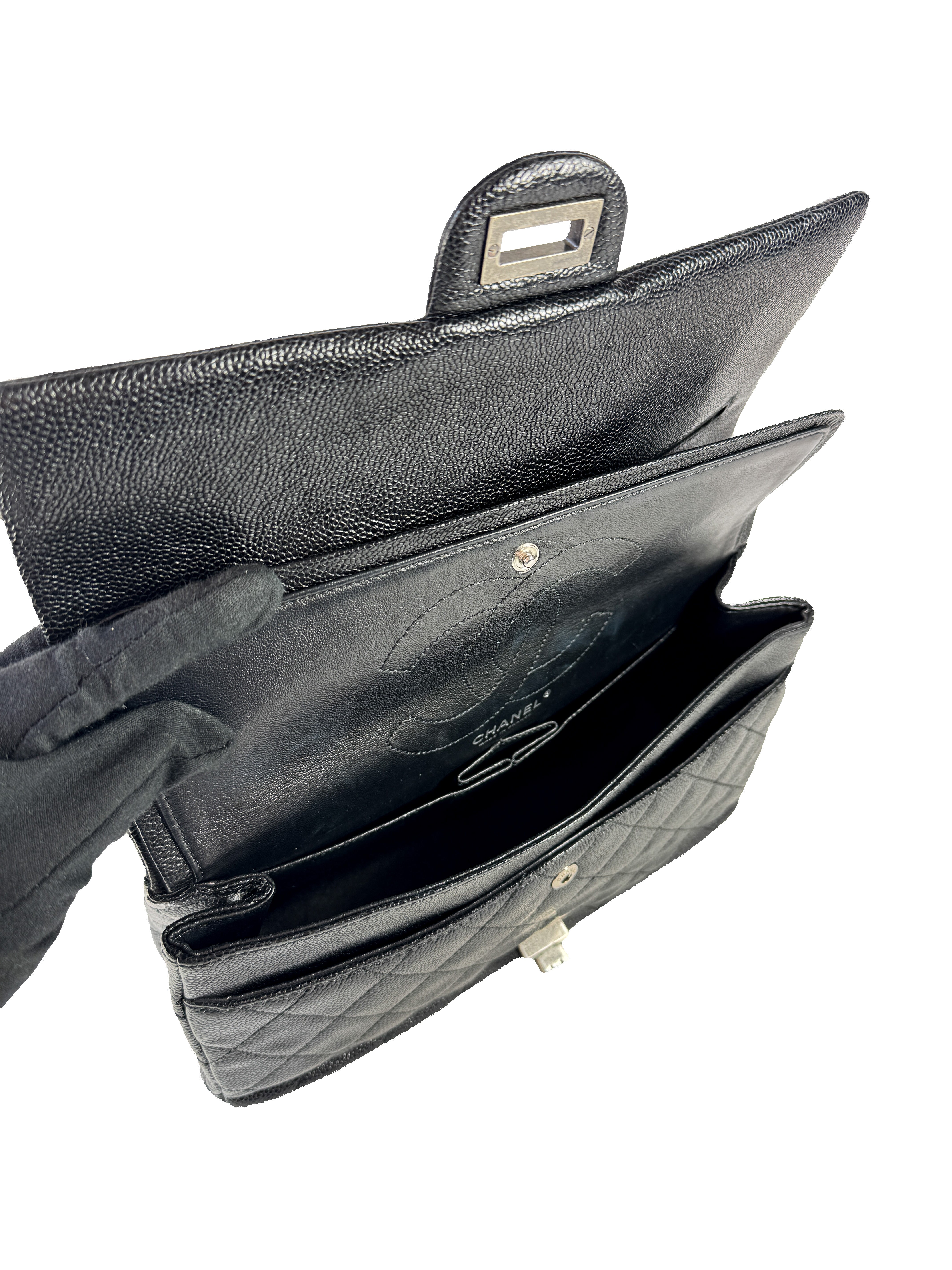 Chanel Reissue 2.55 Flap Bag Quilted Caviar 226 16549886