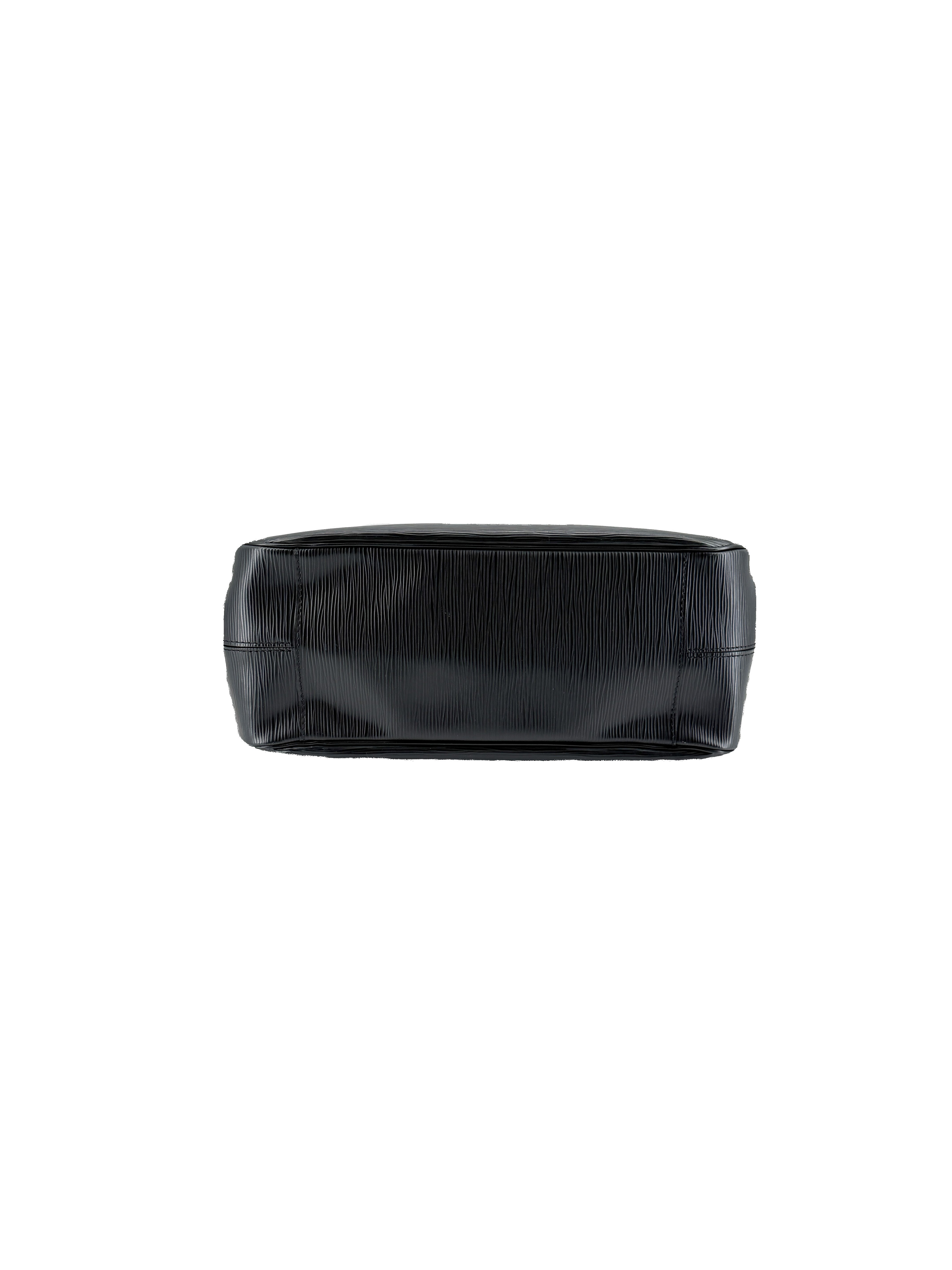 Louis Vuitton black epi leather Passy PM