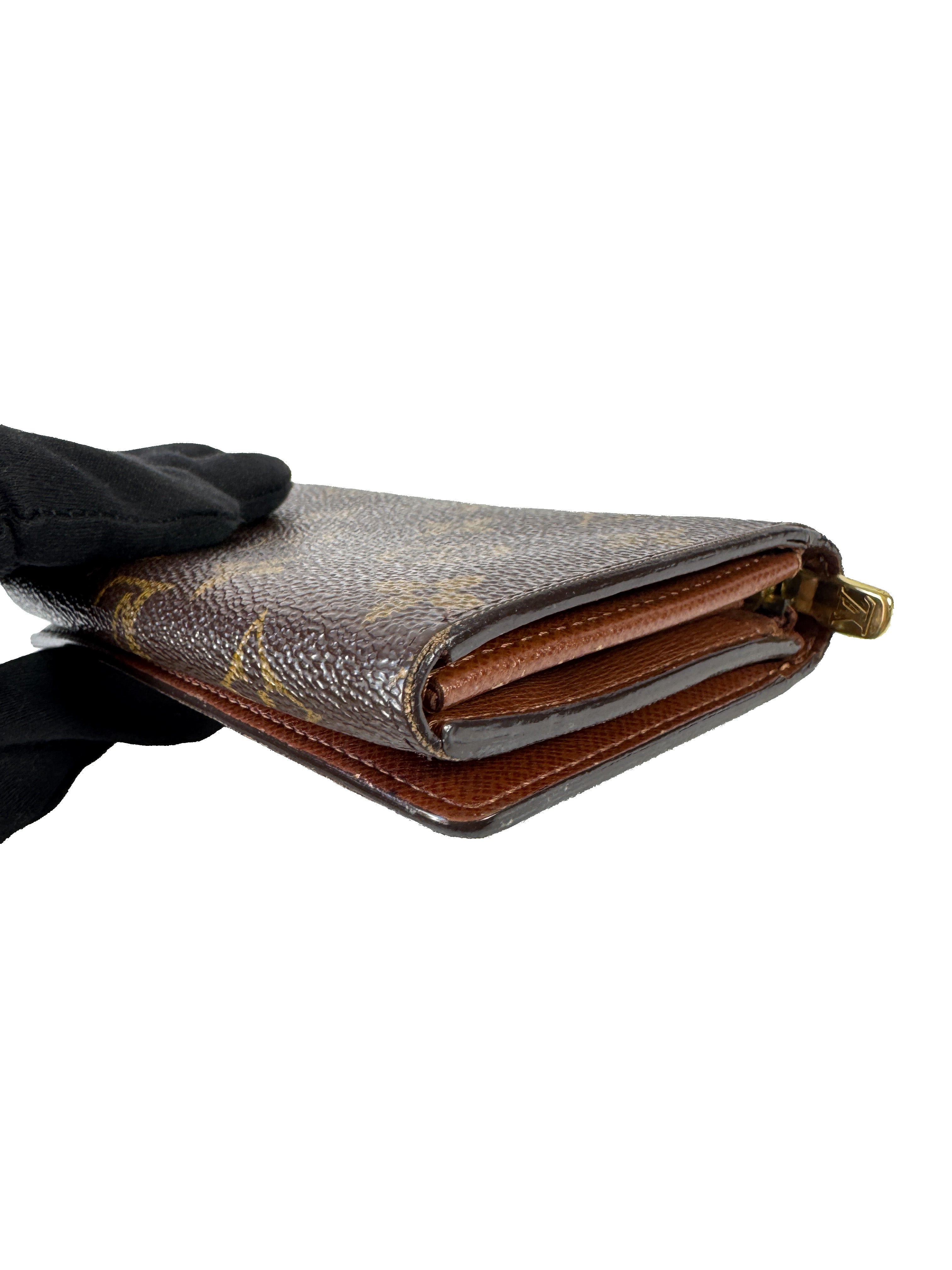 Louis Vuitton porte monnaie billets tresor monogram wallet SP0062 *as is*