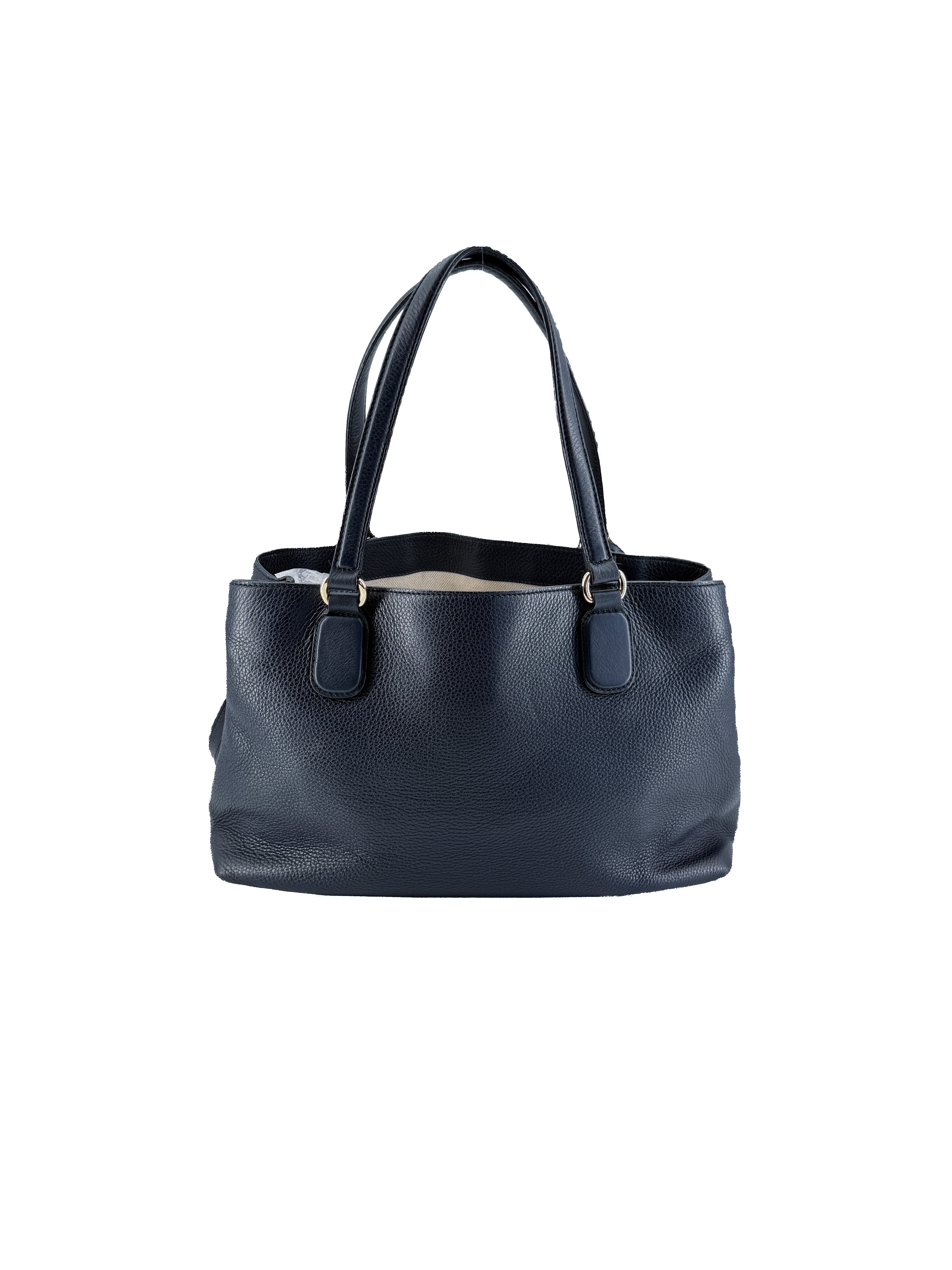 Gucci dark navy Soho Working tote 308363213317