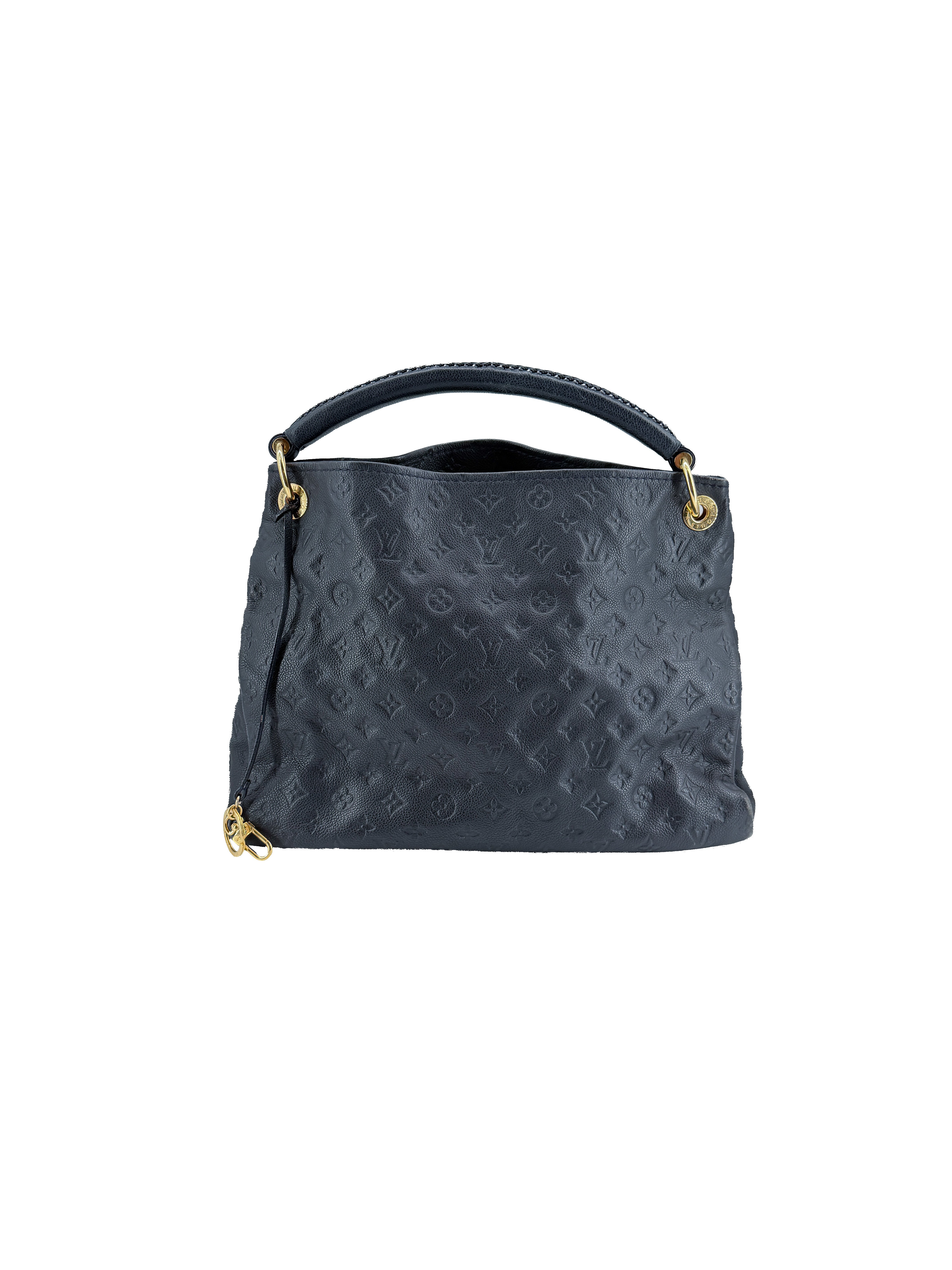 Louis Vuitton monogram dark navy empreinte Artsy MM CA1121