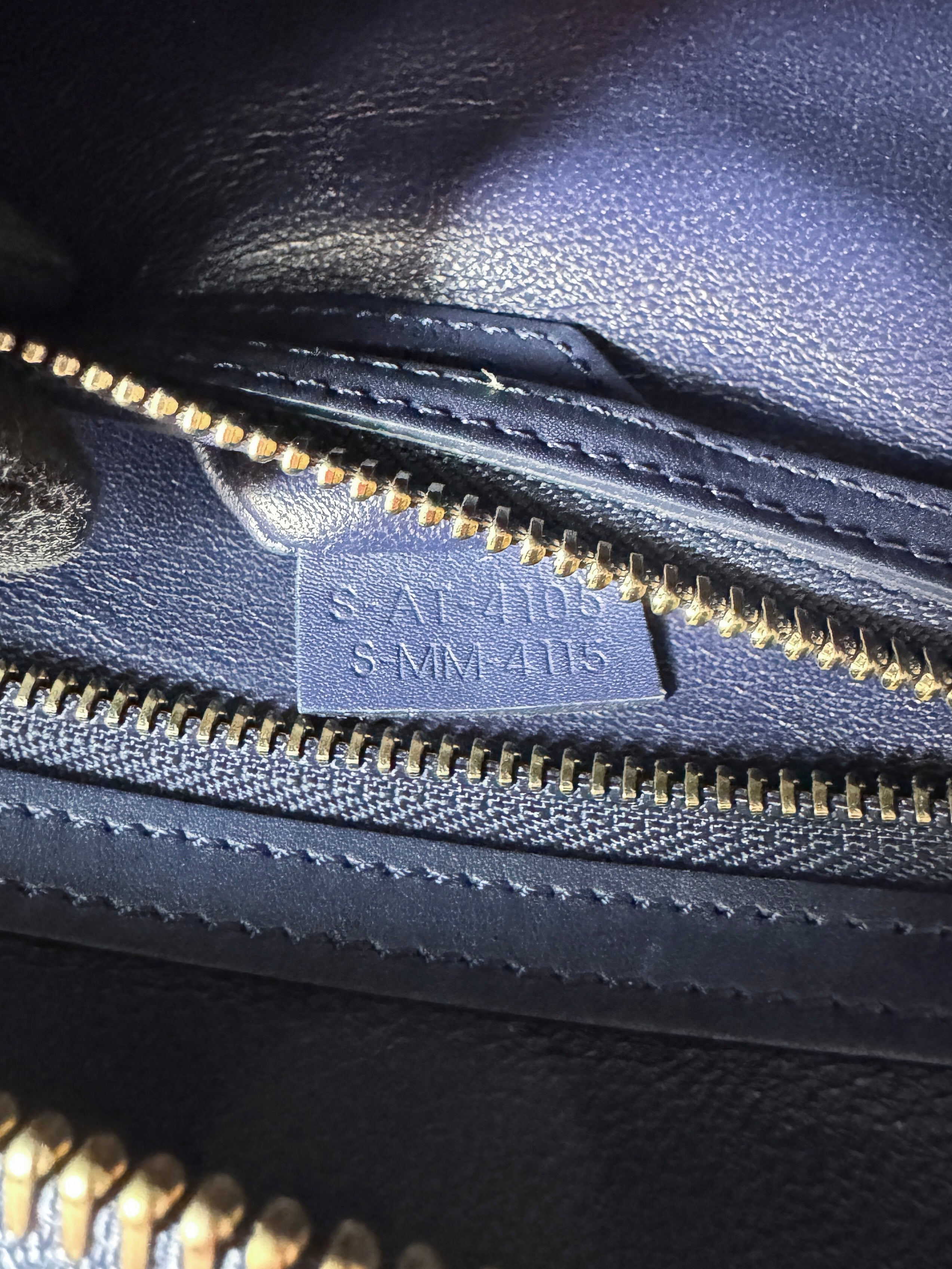 Celine navy smooth leather Mini luggage SAT4105 SMM4115