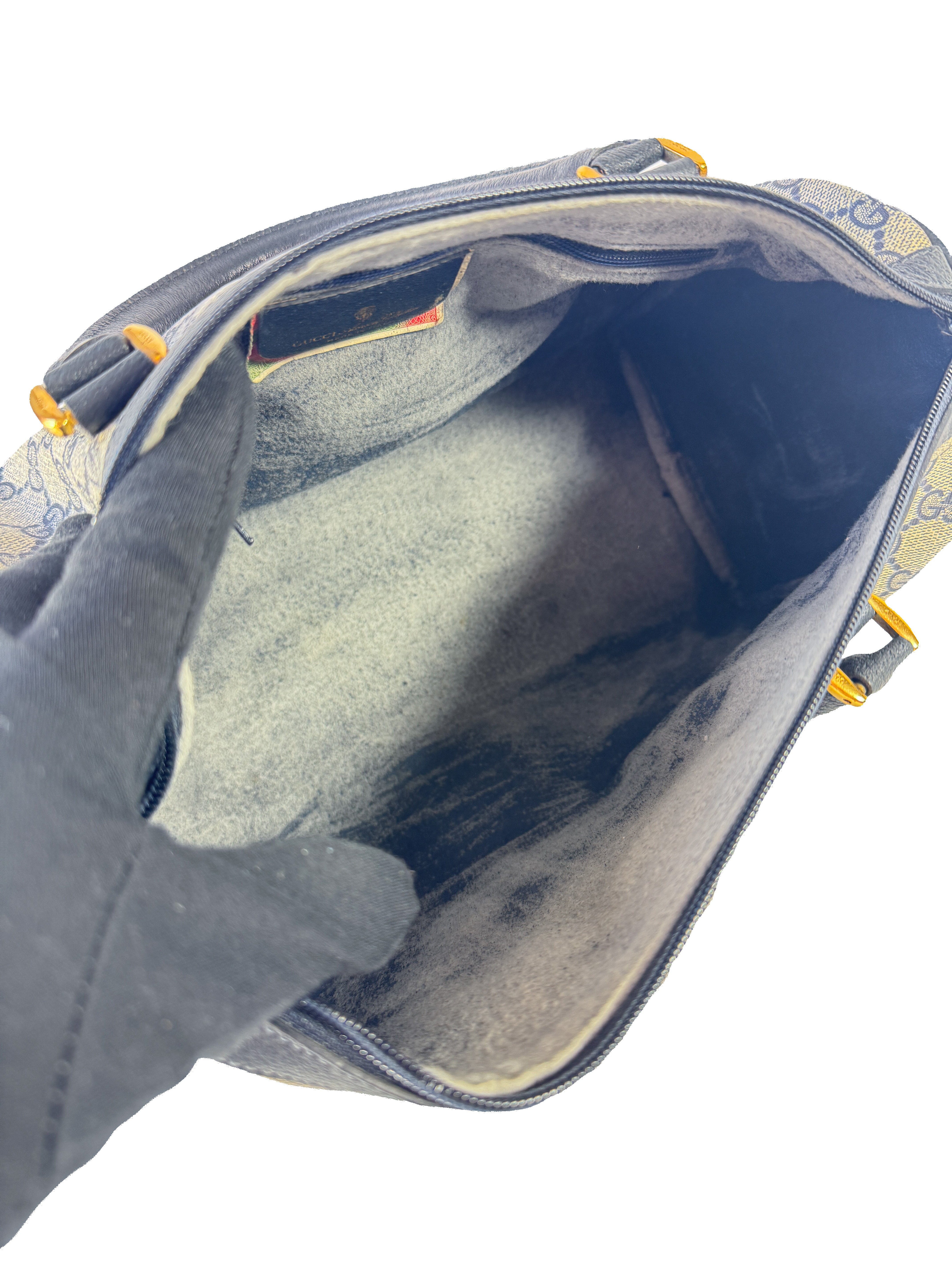 Gucci navy vintage boston bag 39-02-007